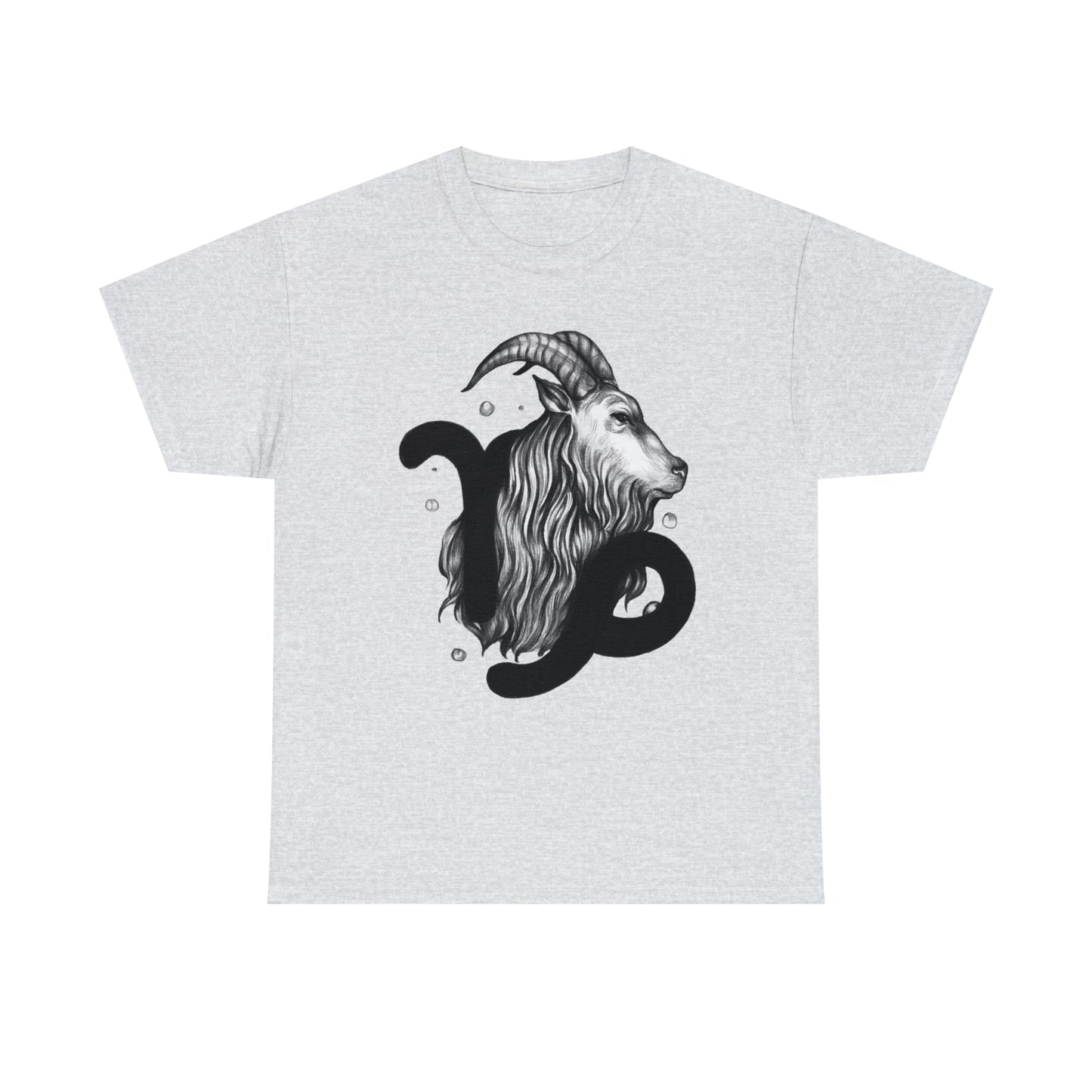 Capricorn Zodiac Sign - Unisex Heavy Cotton Tee