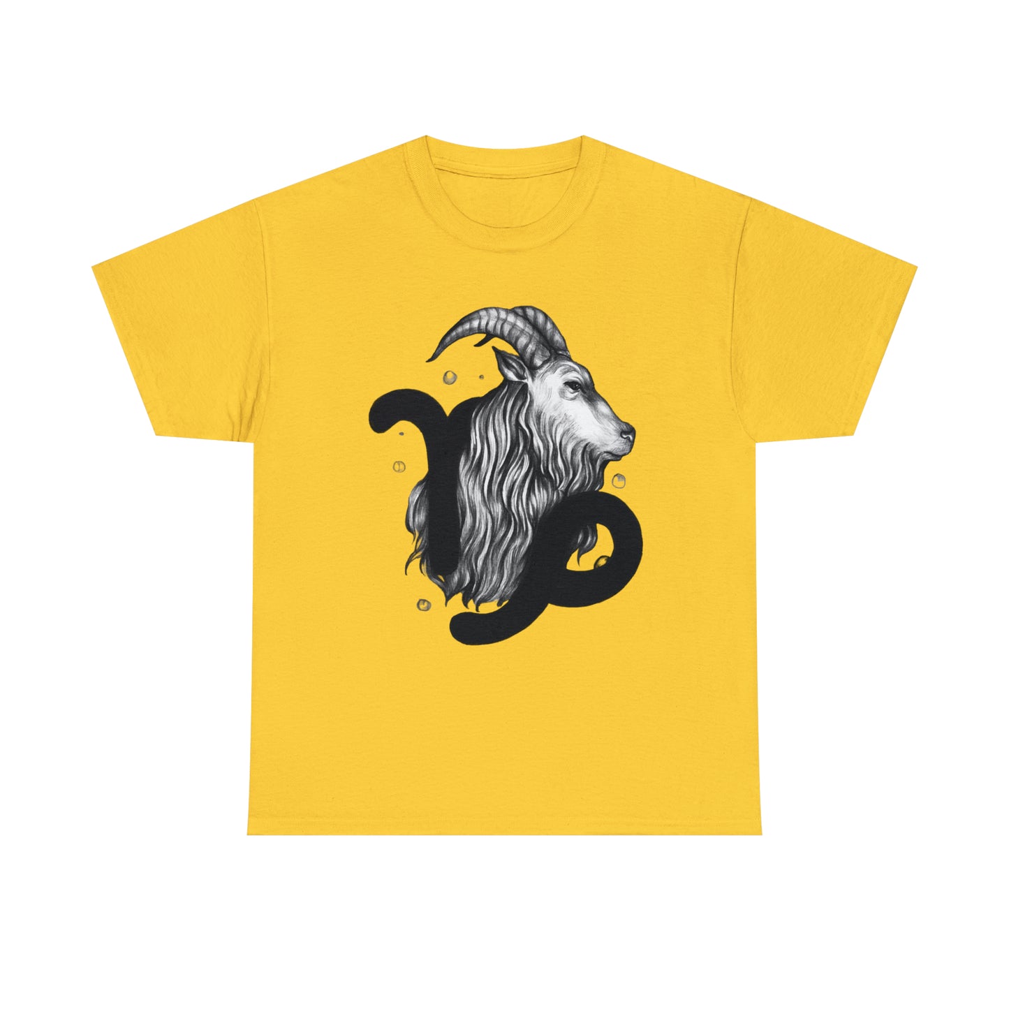 Capricorn Zodiac Sign - Unisex Heavy Cotton Tee