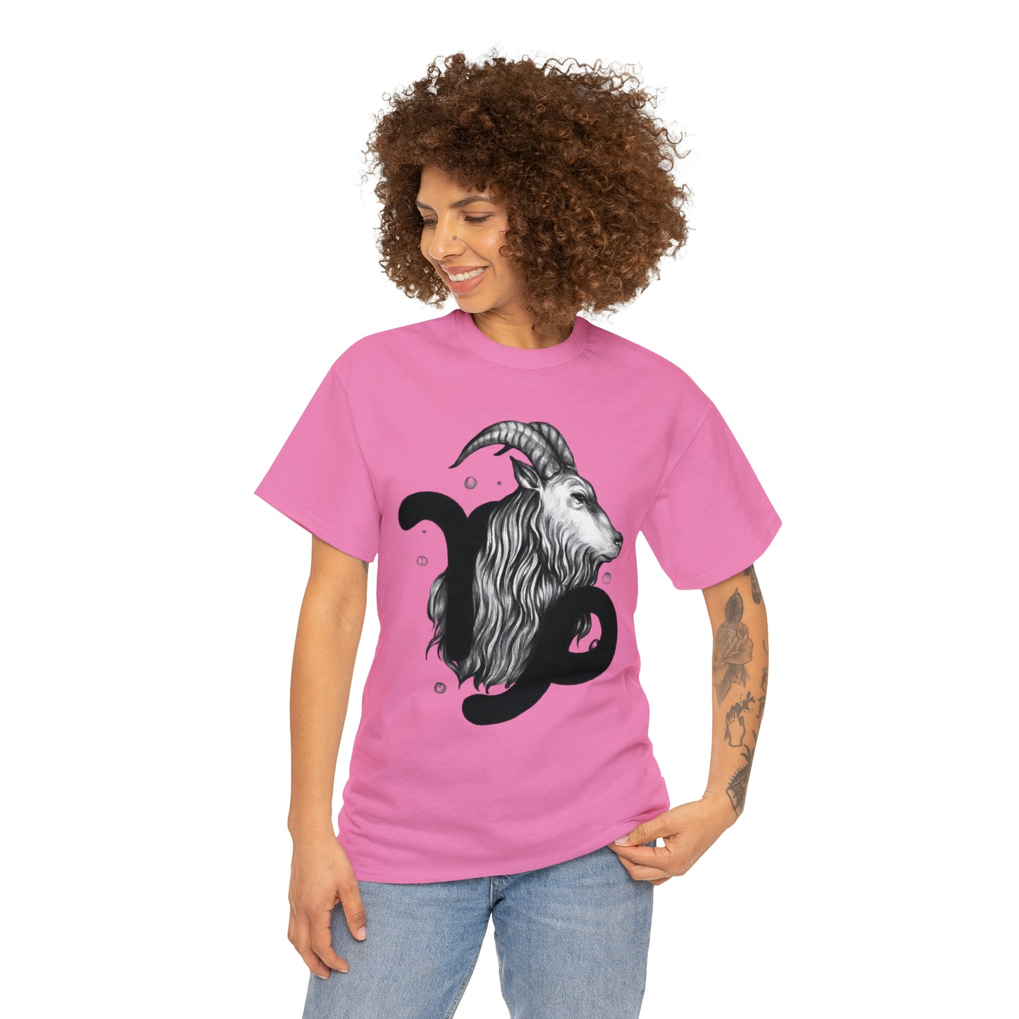 Capricorn Zodiac Sign - Unisex Heavy Cotton Tee