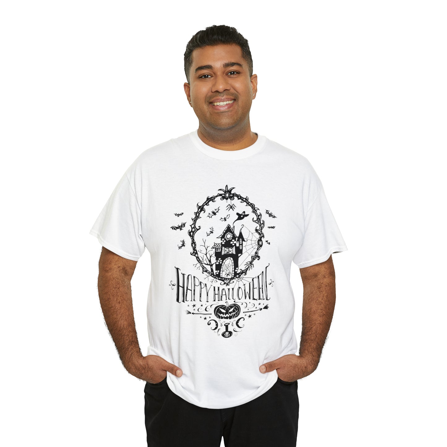 Halloween Happy Halloween - Unisex Heavy Cotton Tee