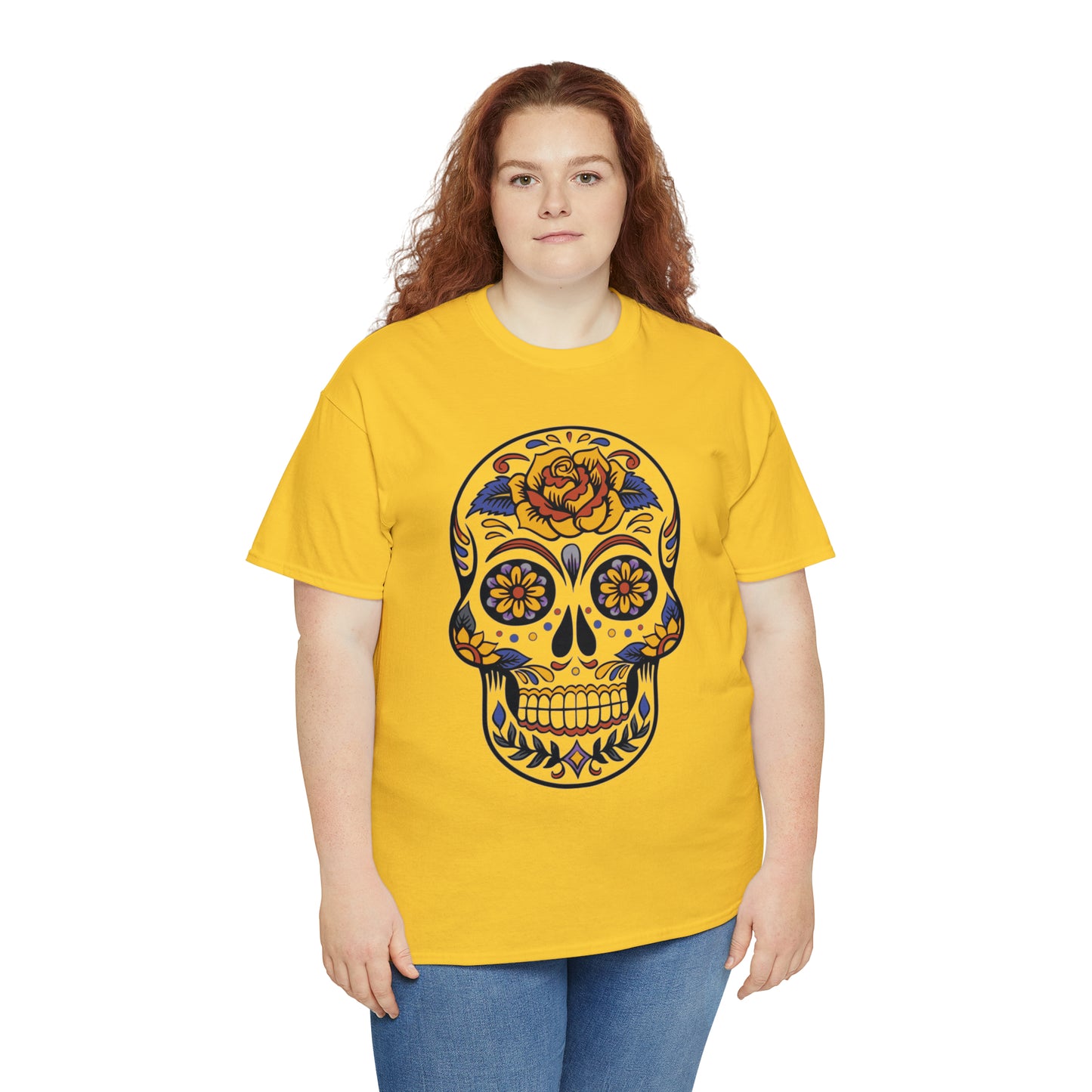 Halloween Day of the Dead 03 - Unisex Heavy Cotton Tee