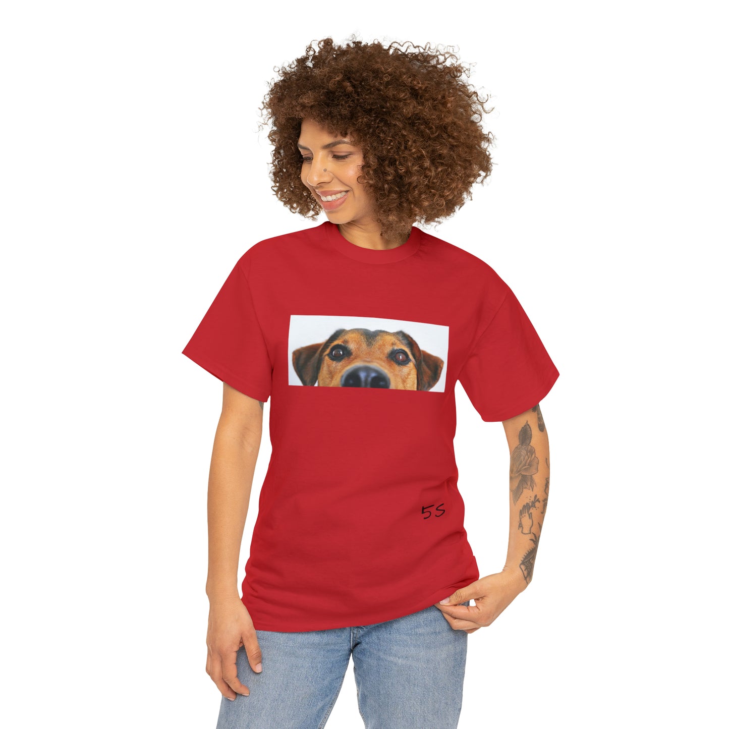 Dog Eyes Unisex Heavy Cotton Tee