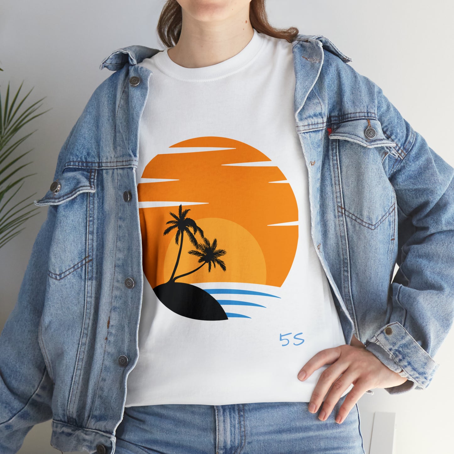 SunSet #002 - Unisex Heavy Cotton Tee