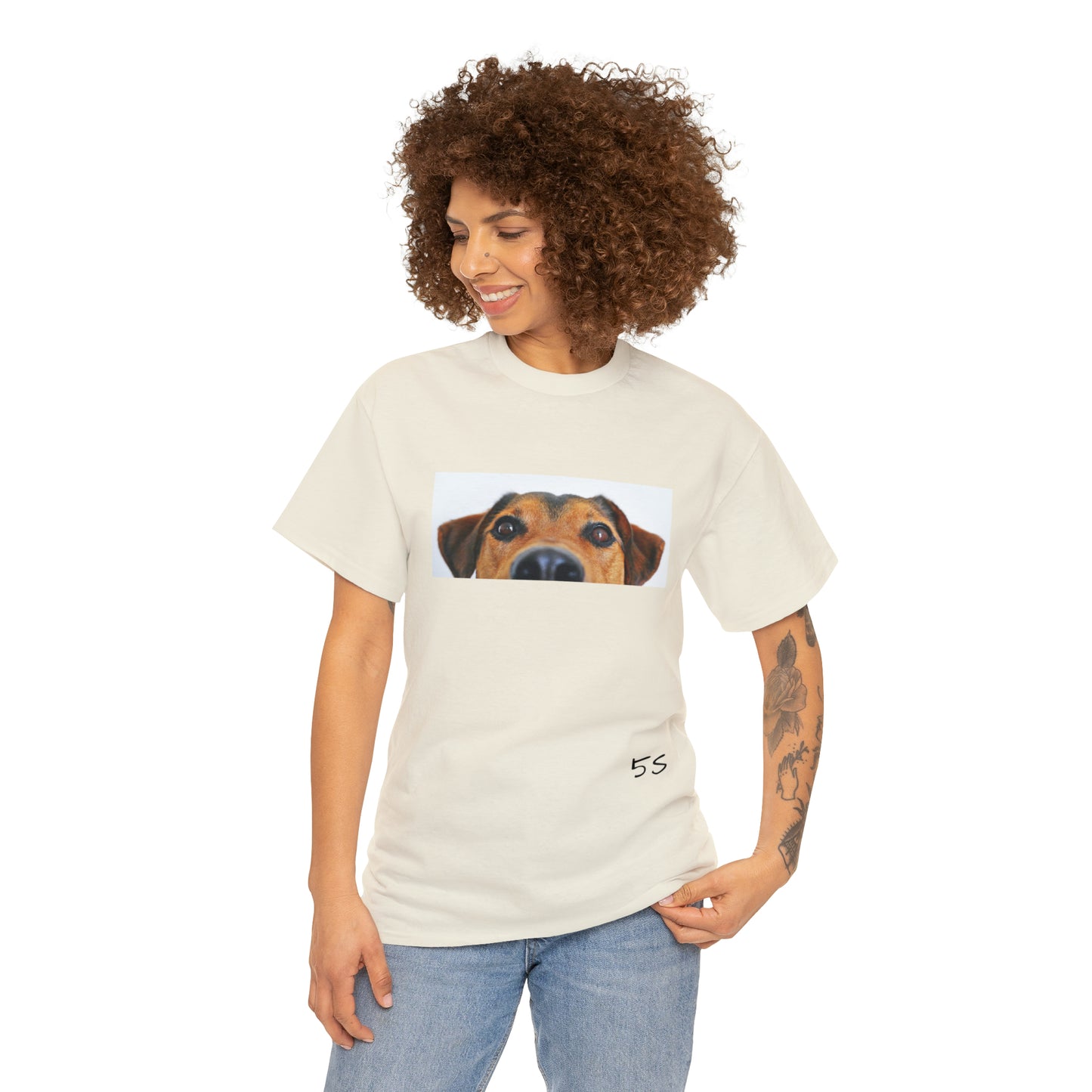Dog Eyes Unisex Heavy Cotton Tee