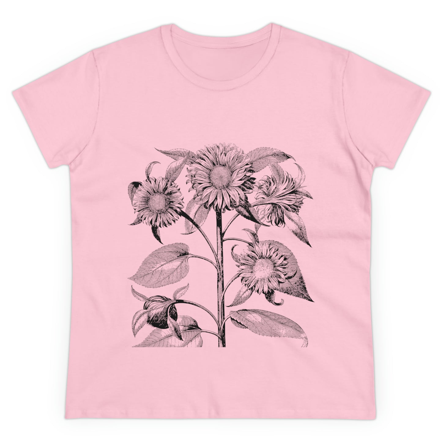 Sun Flower # 2 - Women's Midweight Cotton Tee