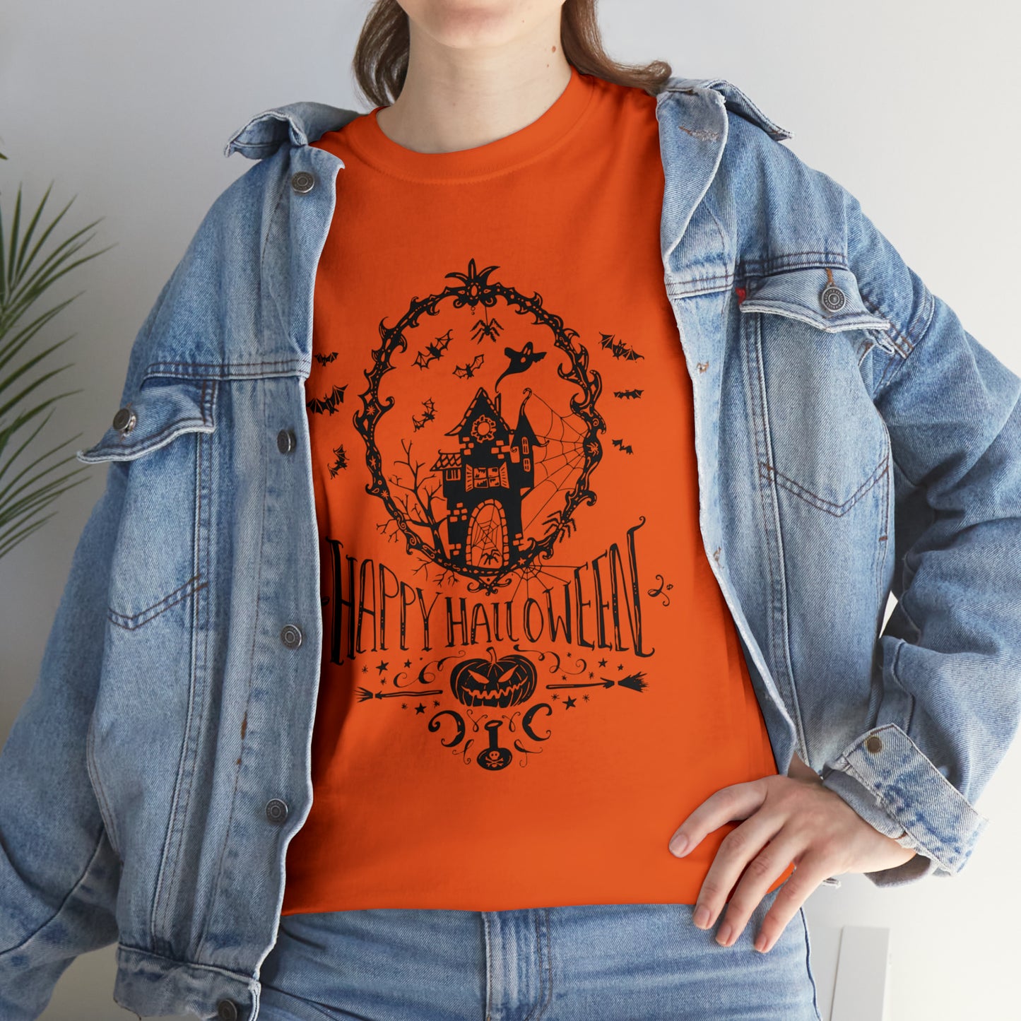 Halloween Happy Halloween - Unisex Heavy Cotton Tee