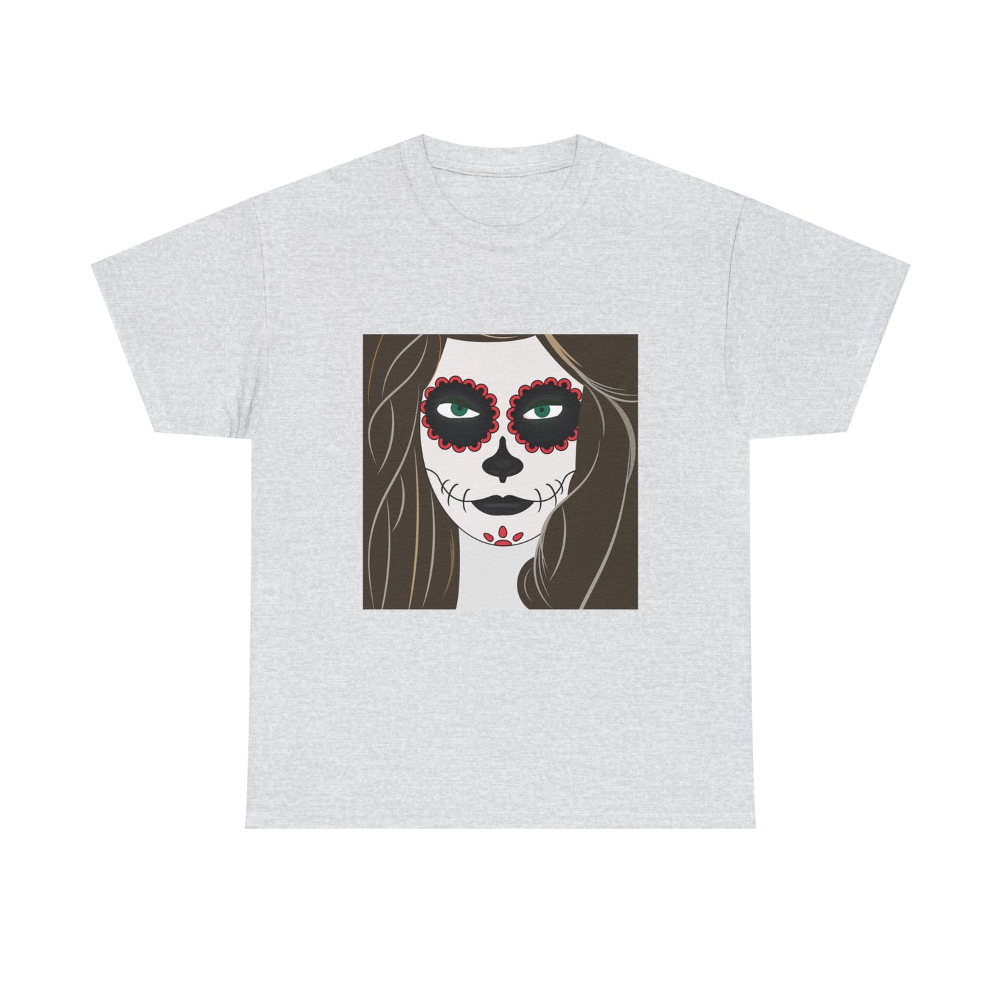 Halloween Day of the Dead 02 - Unisex Heavy Cotton Tee