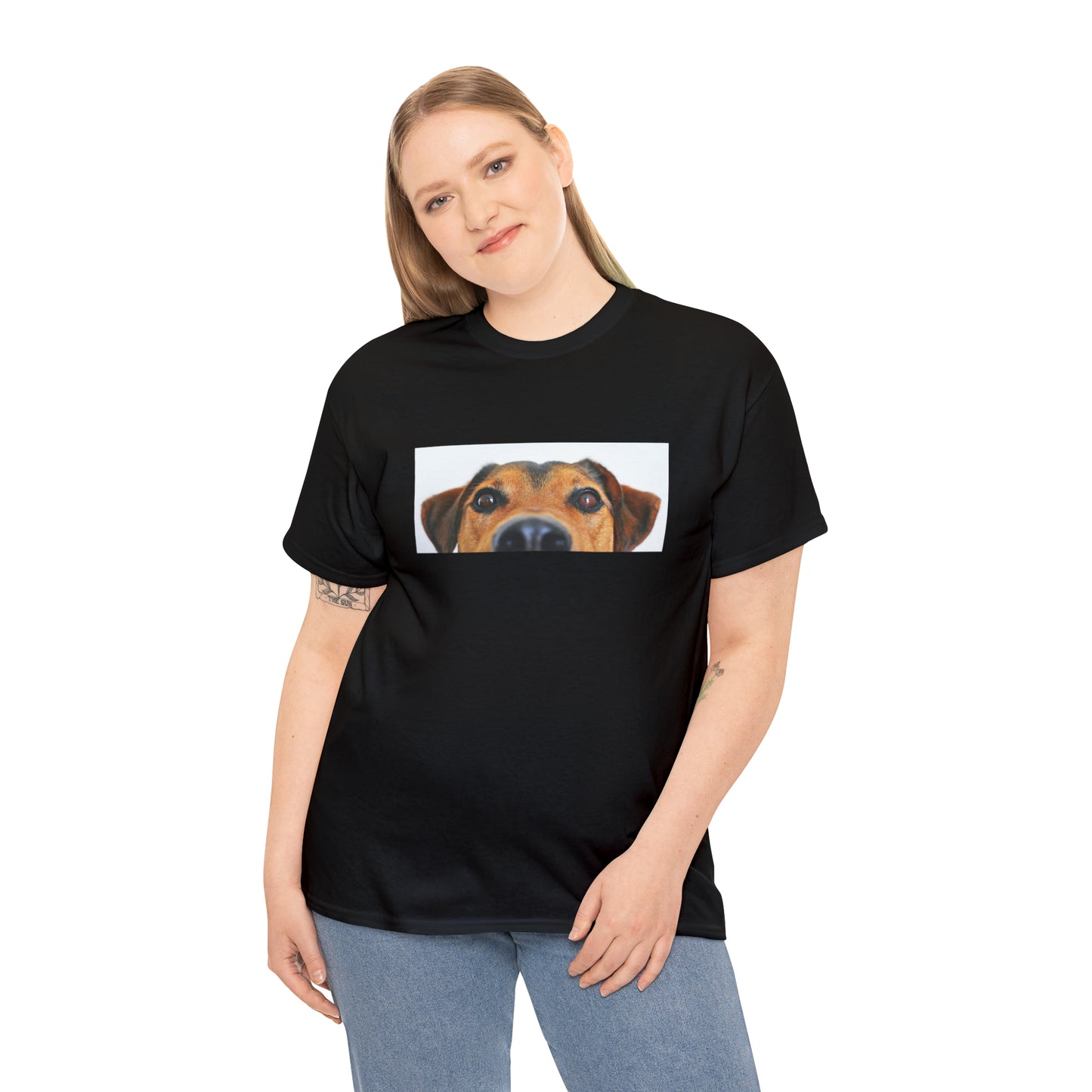 Dog Eyes Unisex Heavy Cotton Tee