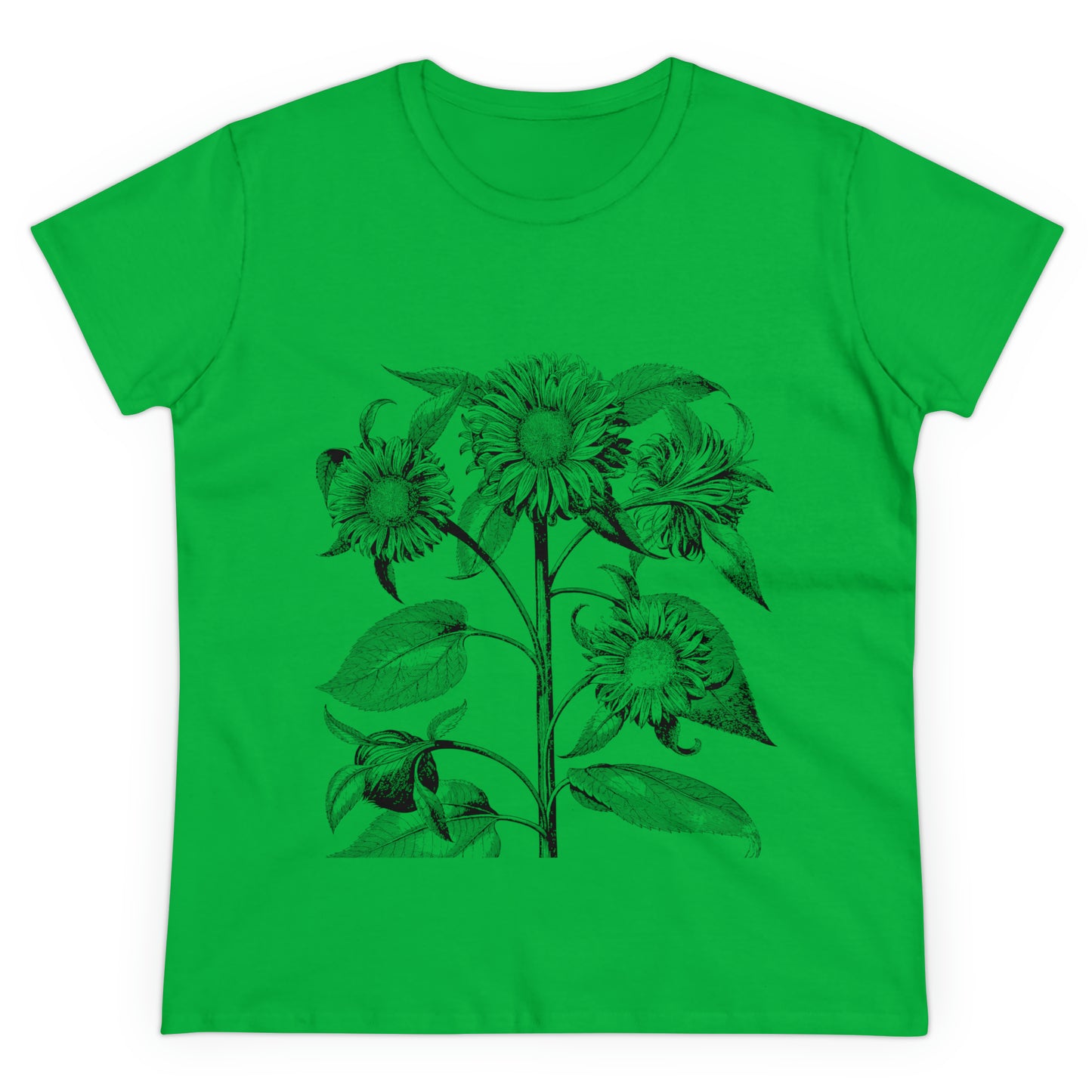 Sun Flower # 2 - Women's Midweight Cotton Tee