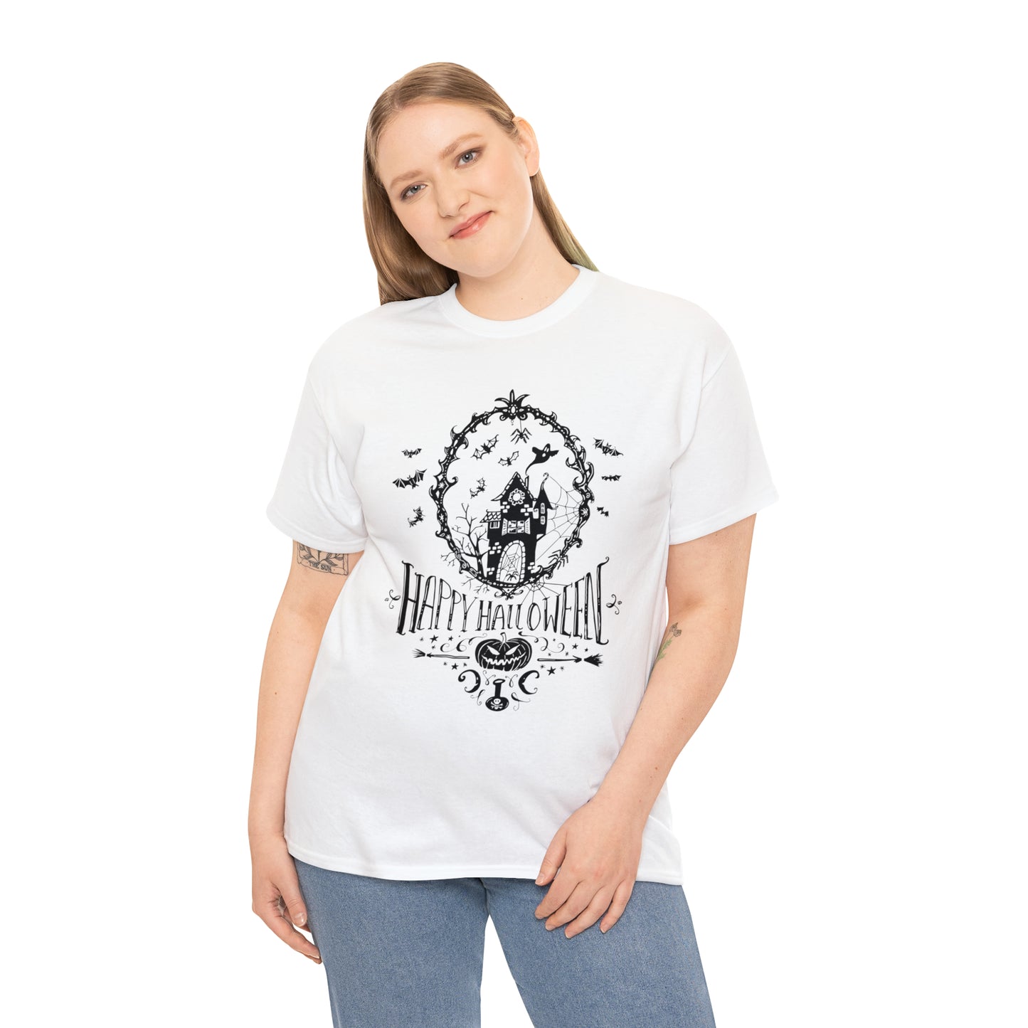 Halloween Happy Halloween - Unisex Heavy Cotton Tee