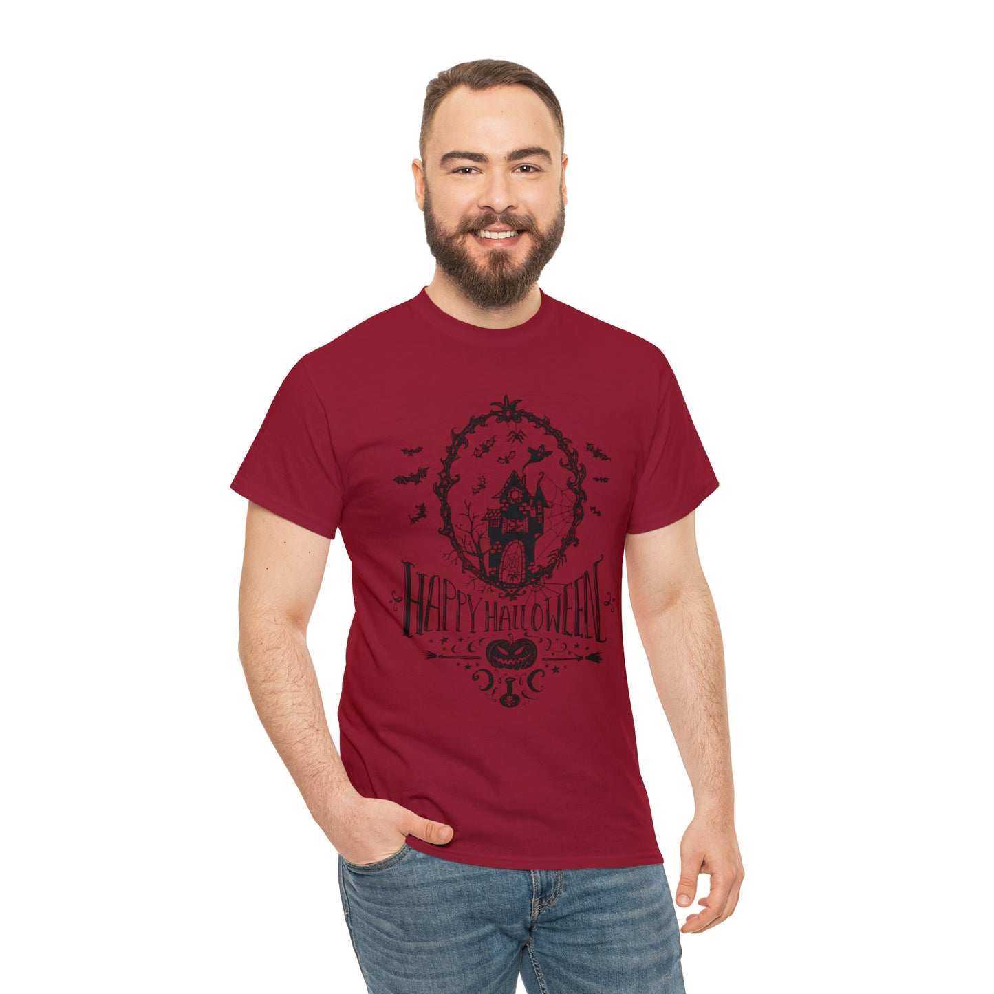 Halloween Happy Halloween - Unisex Heavy Cotton Tee