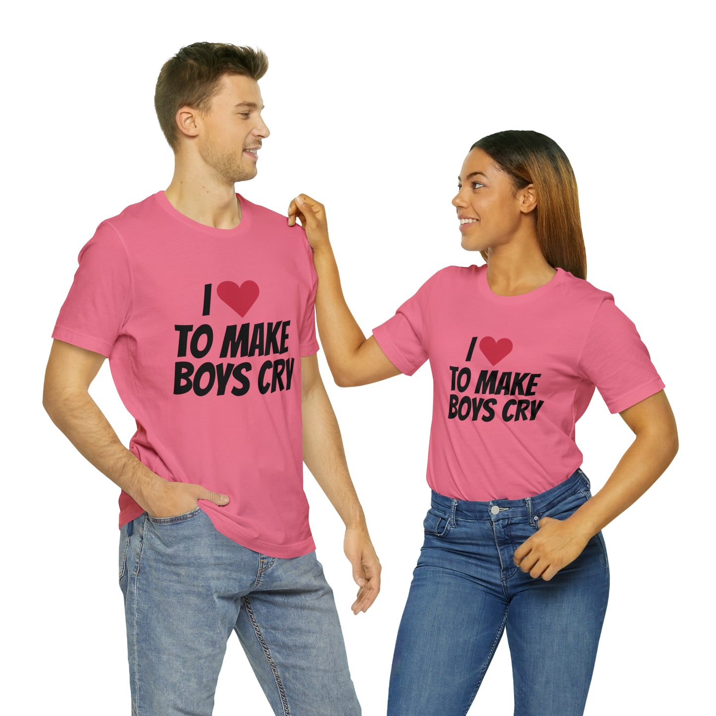 Make Boys Cry - Unisex Jersey Short Sleeve Tee