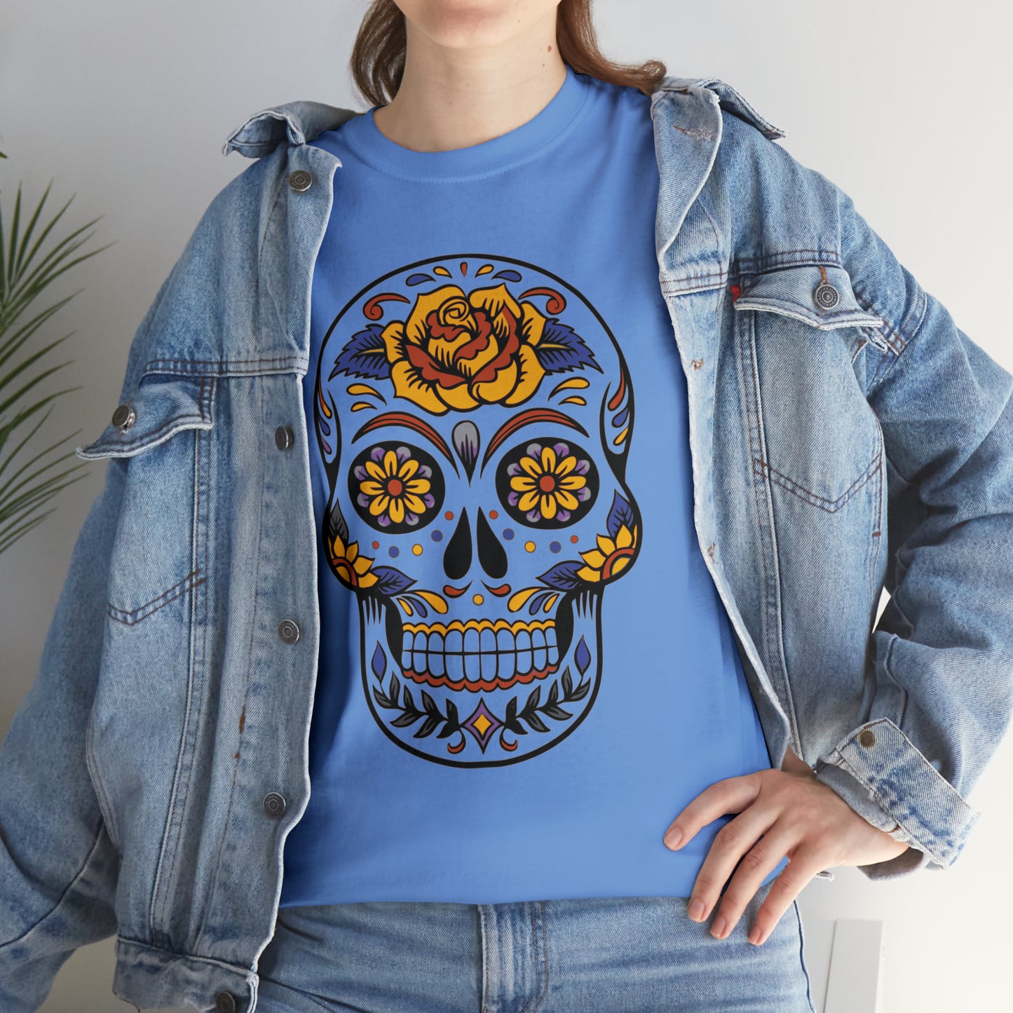 Halloween Day of the Dead 03 - Unisex Heavy Cotton Tee