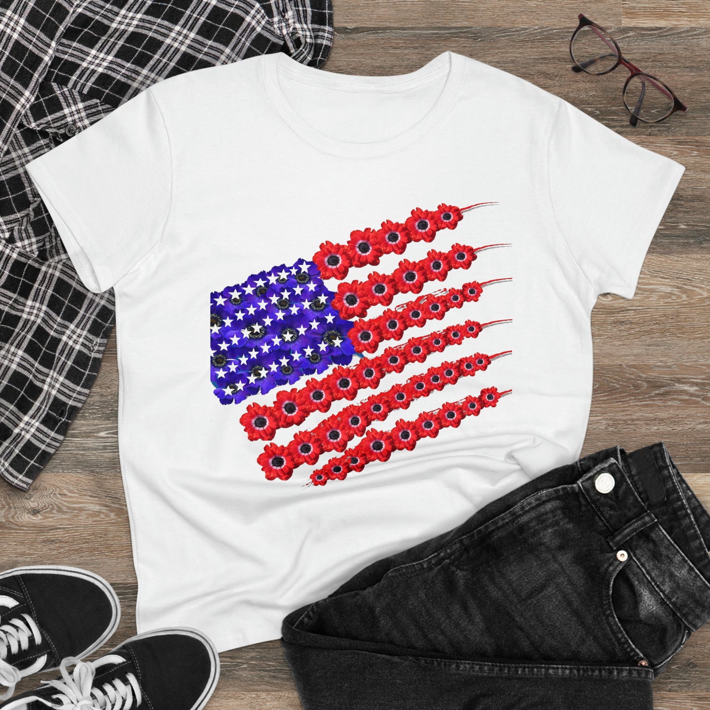 Celebrating Labor Day - Women's Midweight Cotton Tee