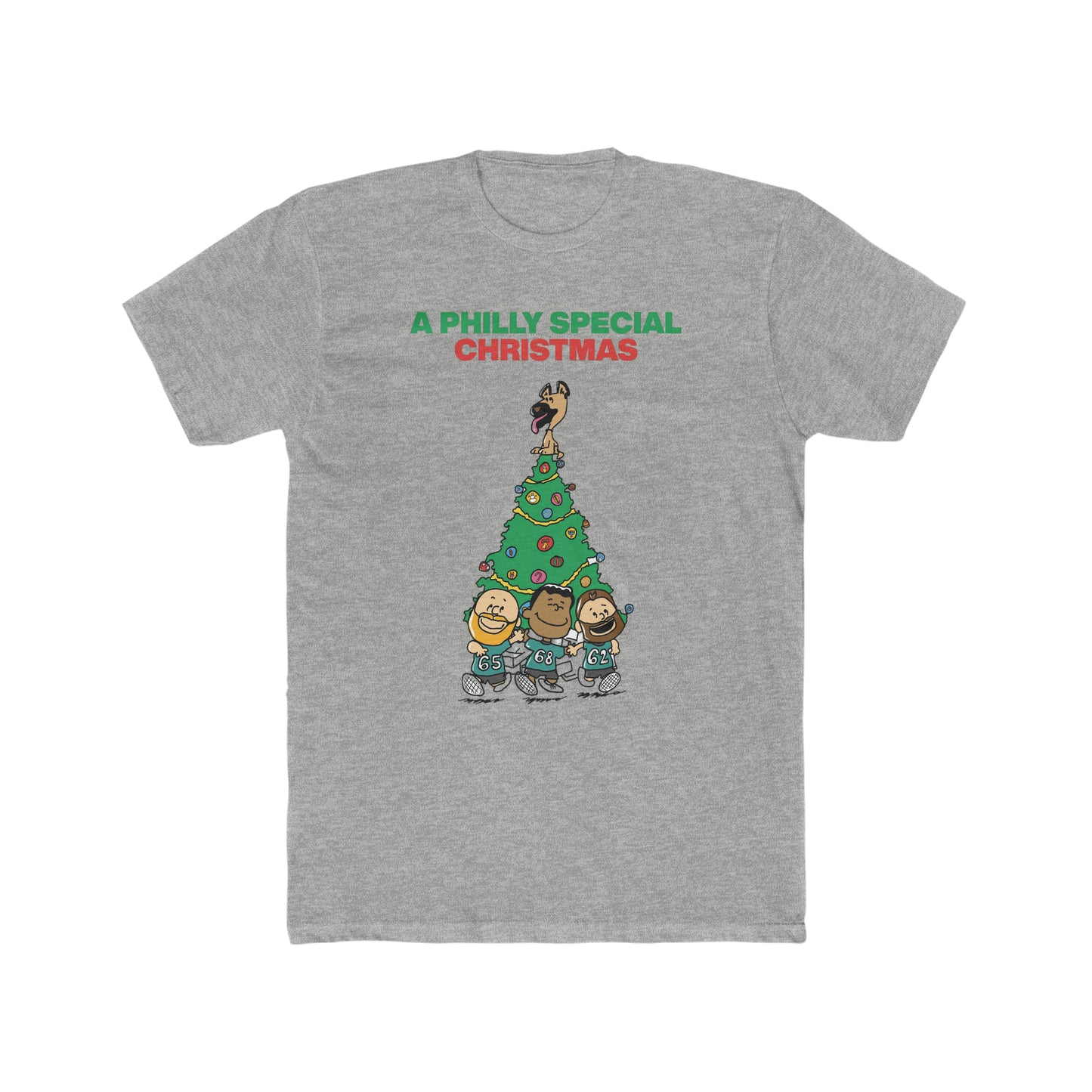 Philadelphia Eagle Christmas - Men's Cotton Crew Tee