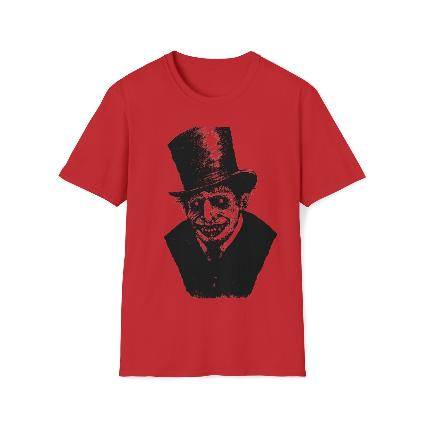 Halloween Scary Death Ghost 01 - Unisex Softstyle T-Shirt