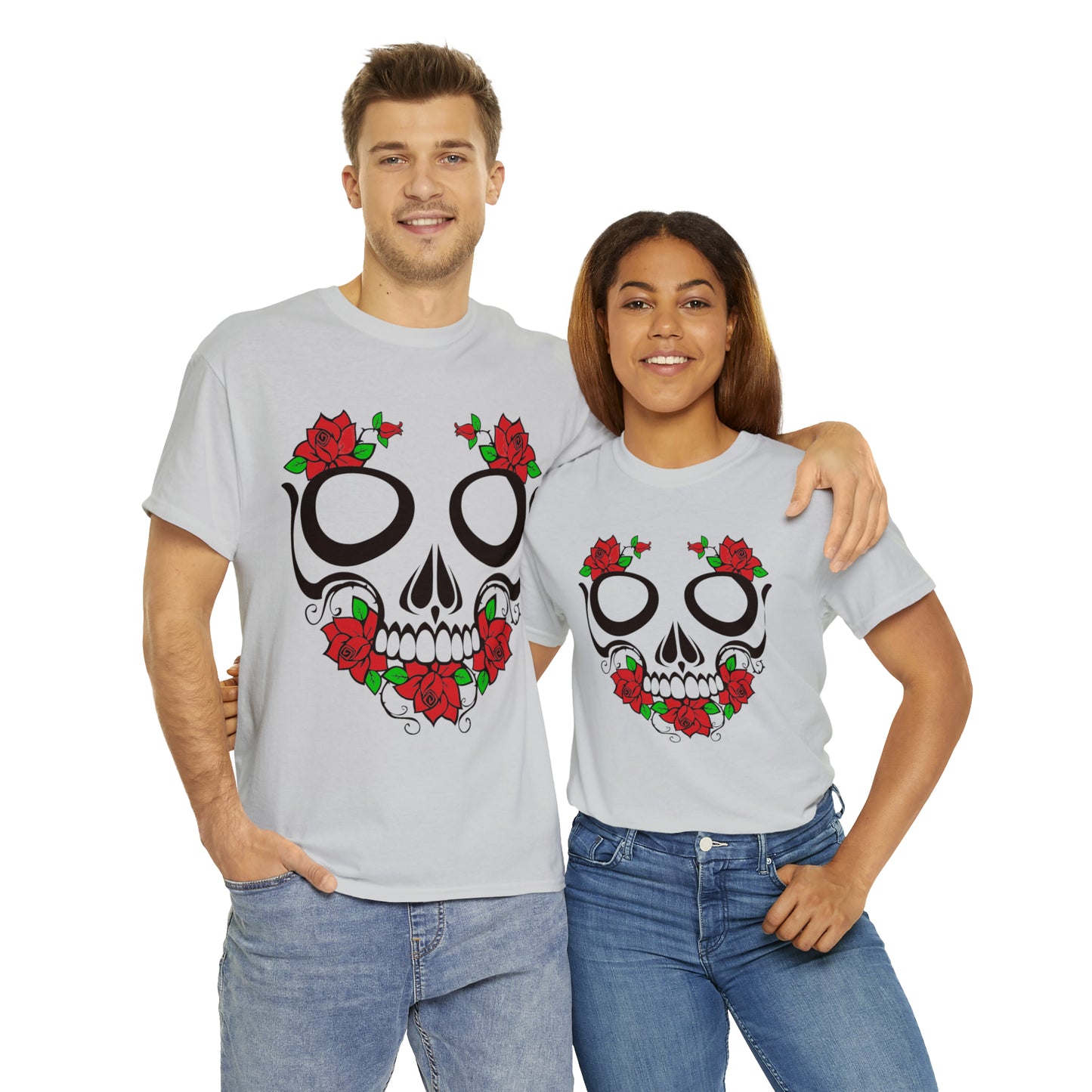 Halloween Day of the Dead 01 - Unisex Heavy Cotton Tee