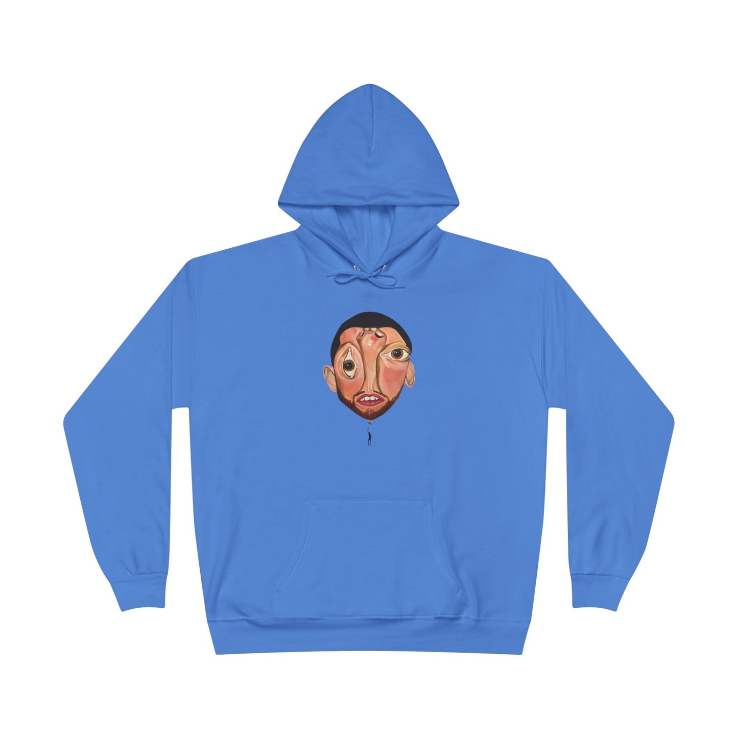 Balloon Face PortraitV2 - EcoSmart® Pullover Hoodie Sweatshirt