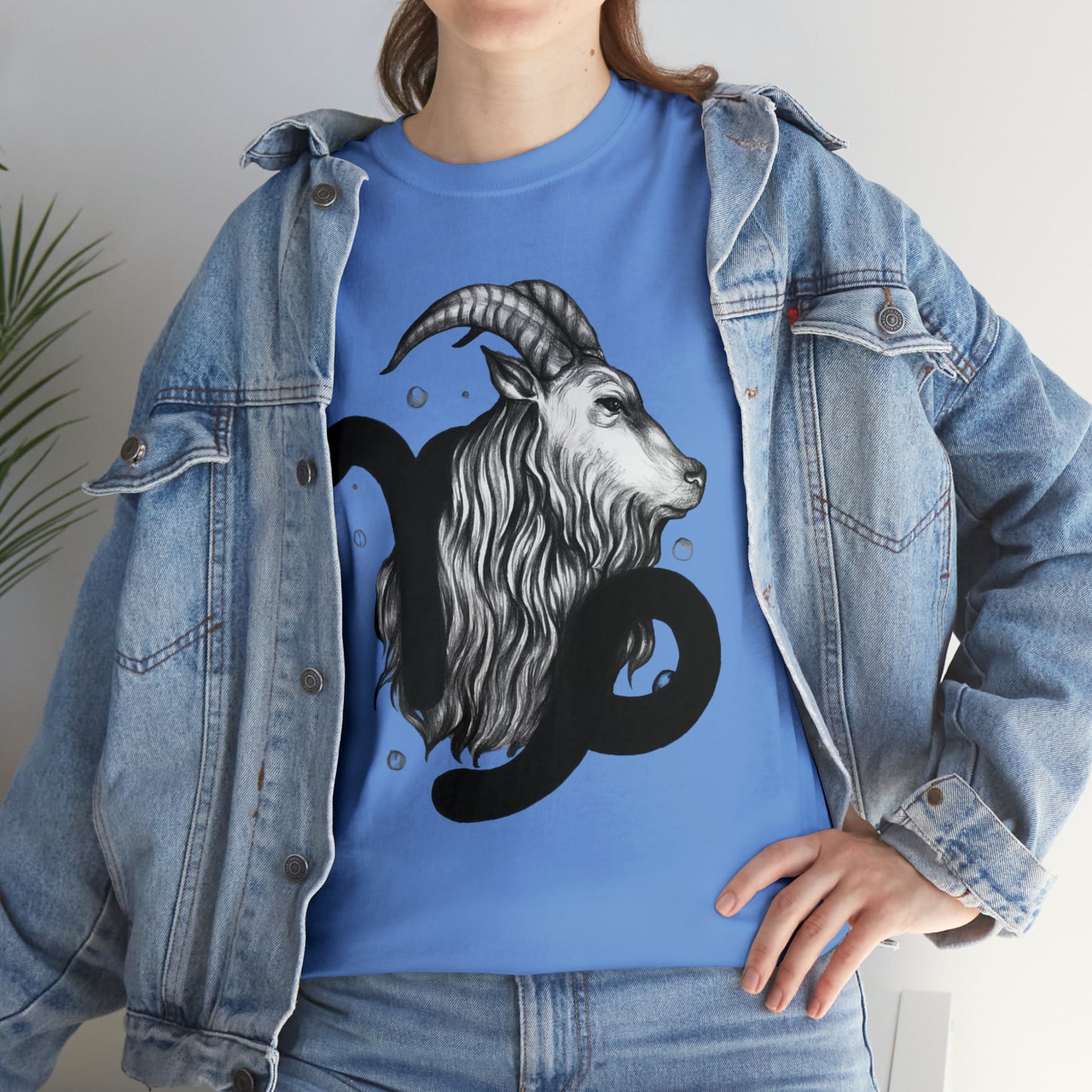 Capricorn Zodiac Sign - Unisex Heavy Cotton Tee