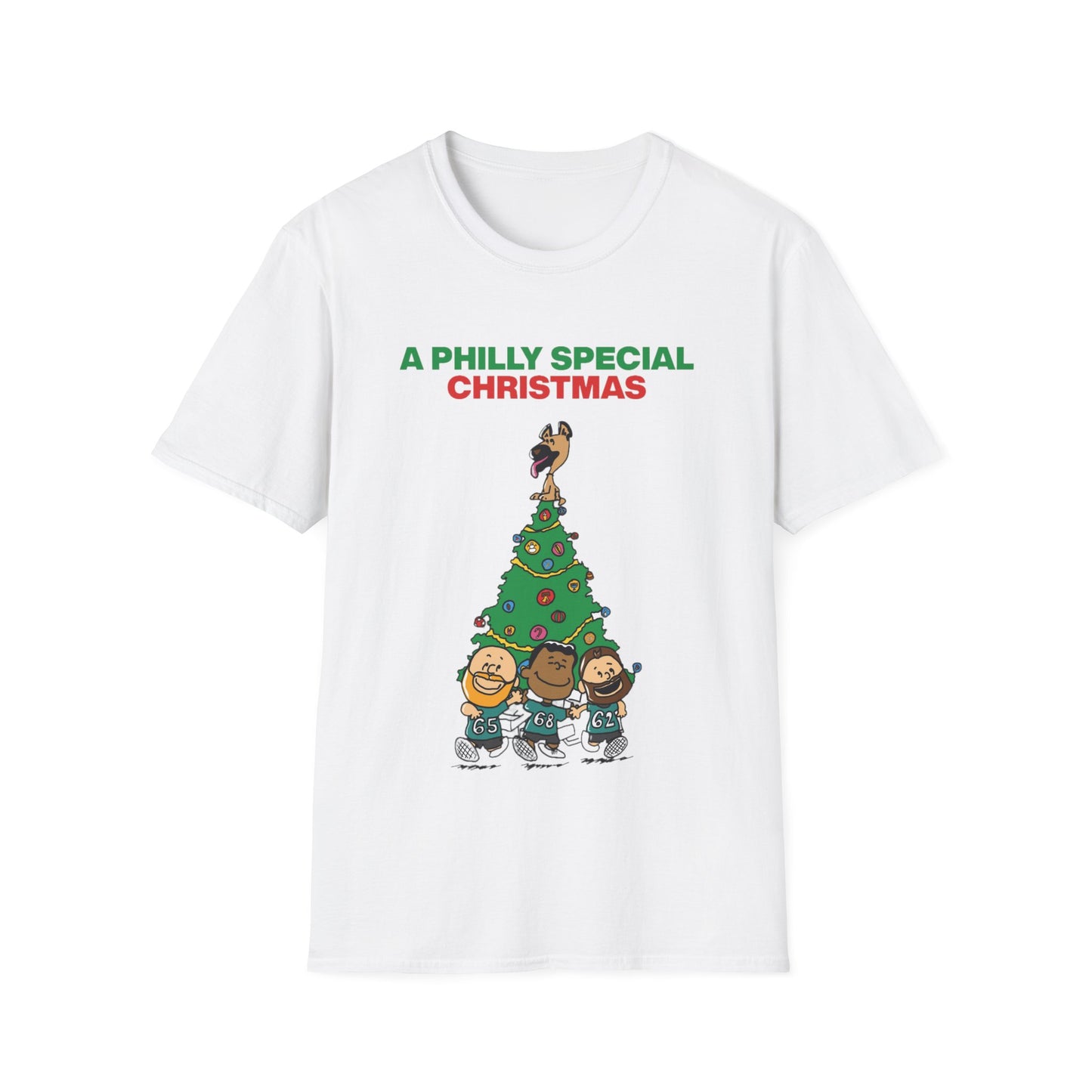 Philadelphia Eagles Christmas - Unisex Softstyle T-Shirt