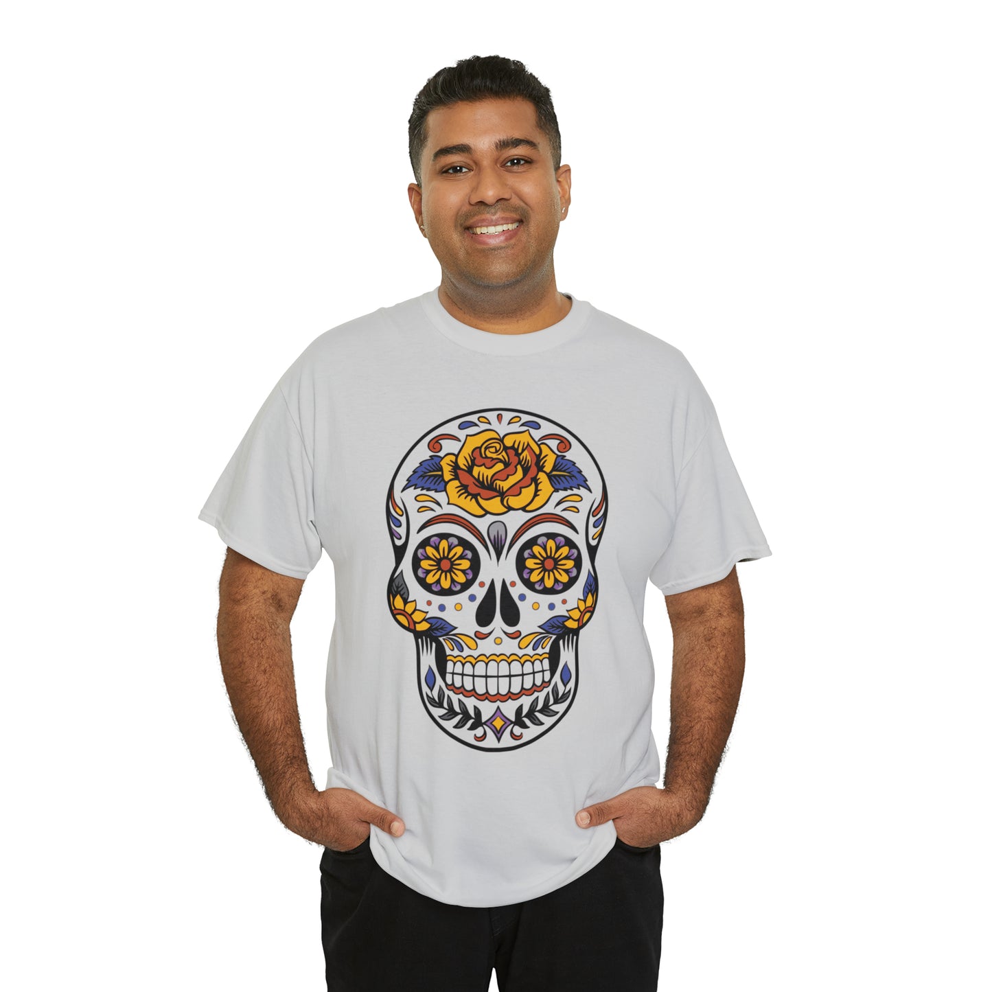 Halloween Day of the Dead 03 - Unisex Heavy Cotton Tee