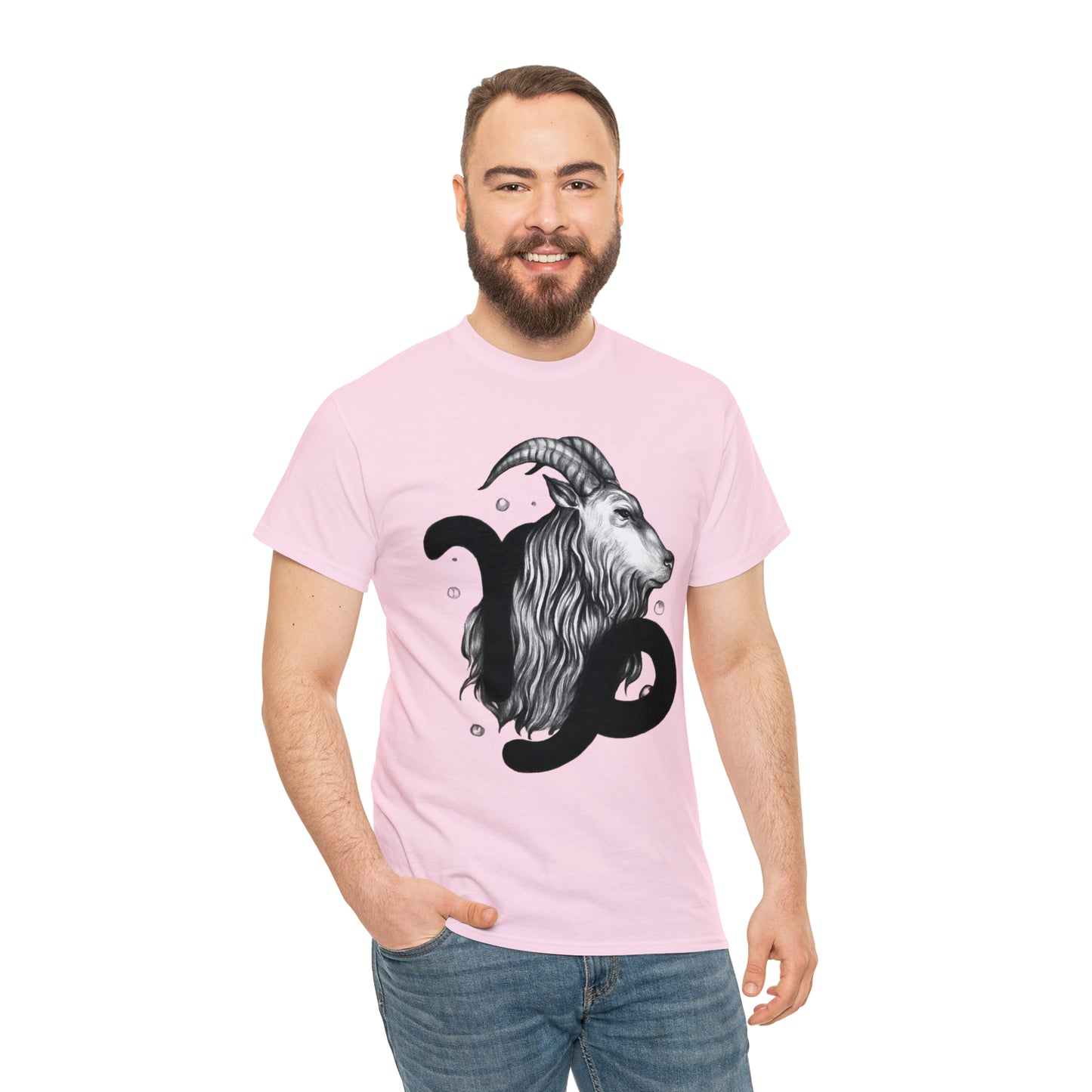 Capricorn Zodiac Sign - Unisex Heavy Cotton Tee