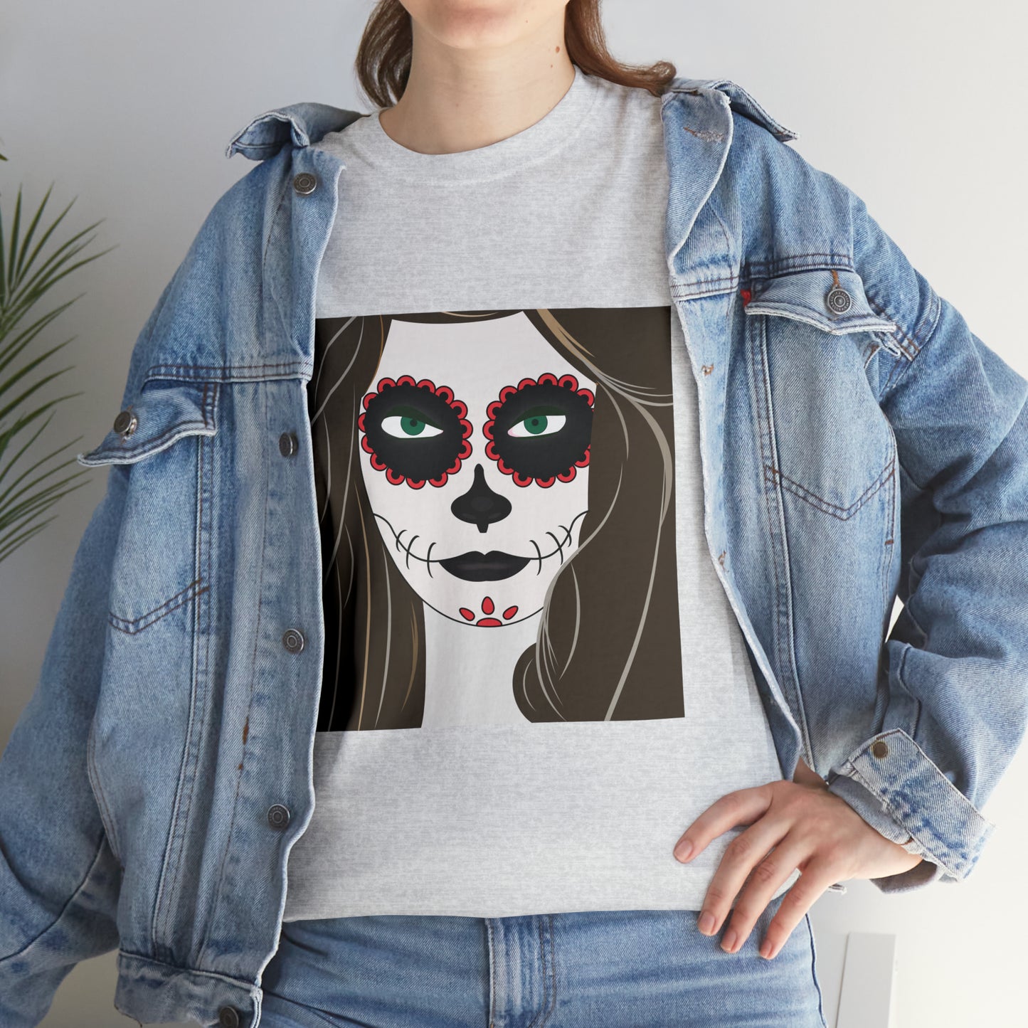 Halloween Day of the Dead 02 - Unisex Heavy Cotton Tee