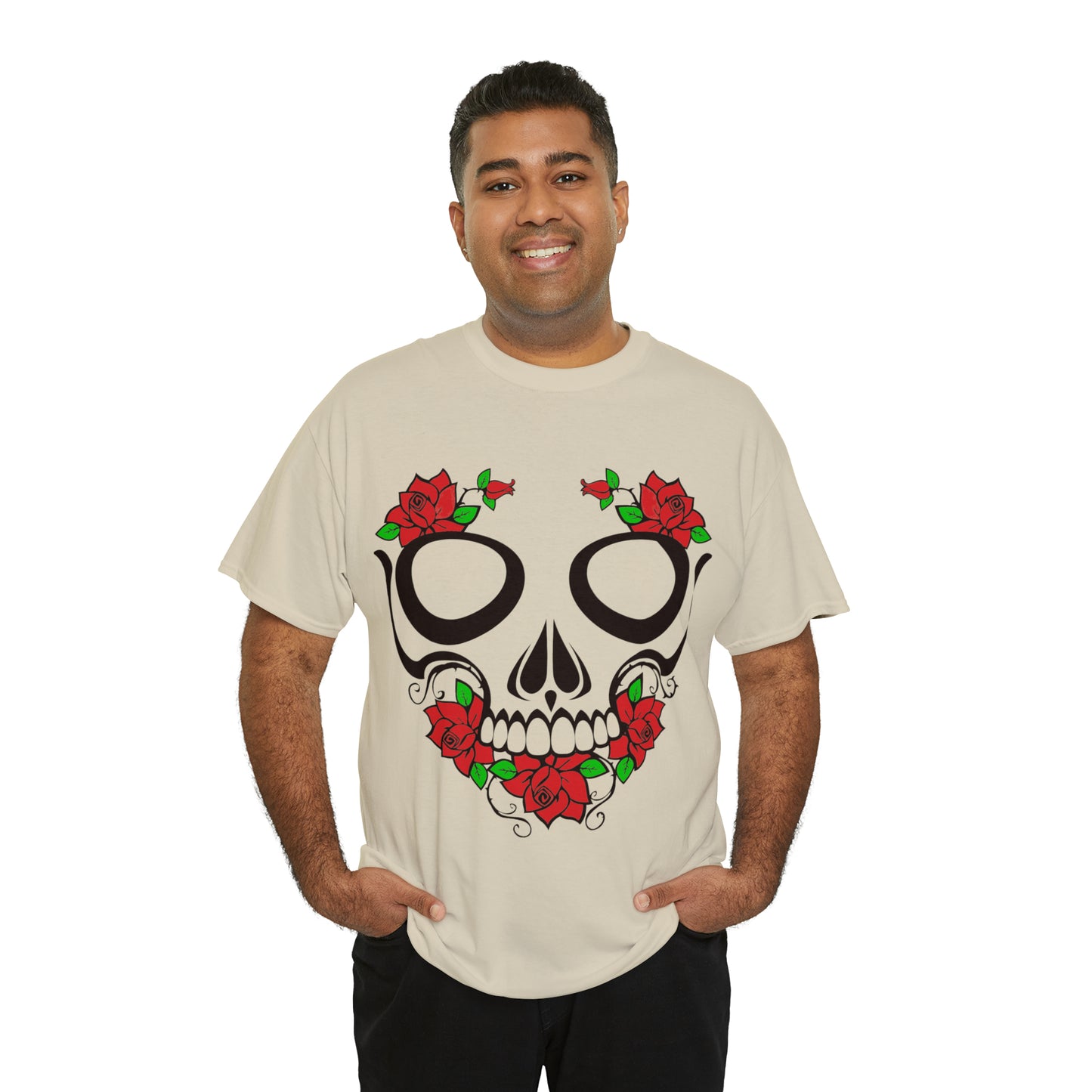 Halloween Day of the Dead 01 - Unisex Heavy Cotton Tee