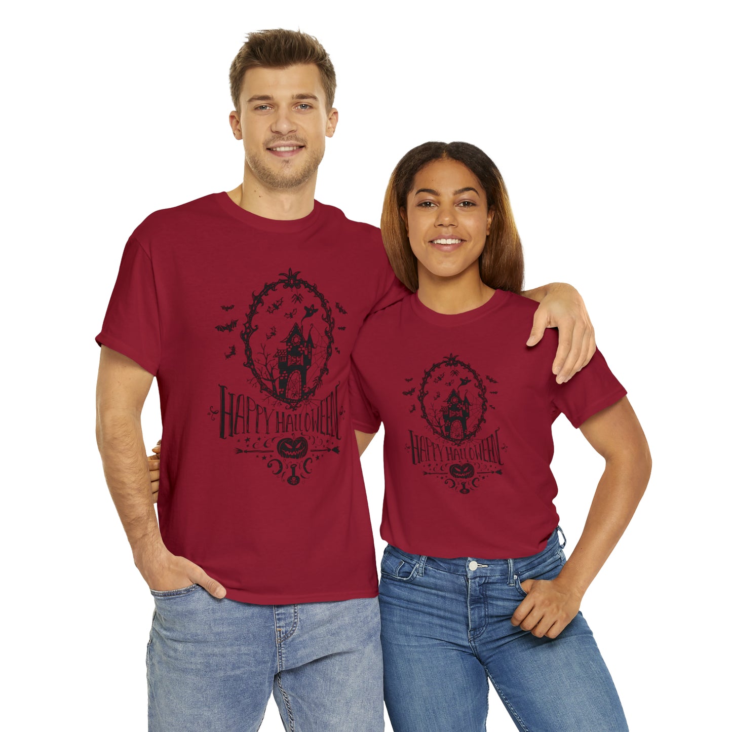 Halloween Happy Halloween - Unisex Heavy Cotton Tee