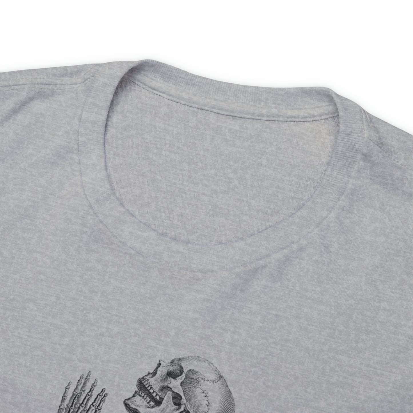 Halloween Praying Skeleton - Unisex Heavy Cotton Tee