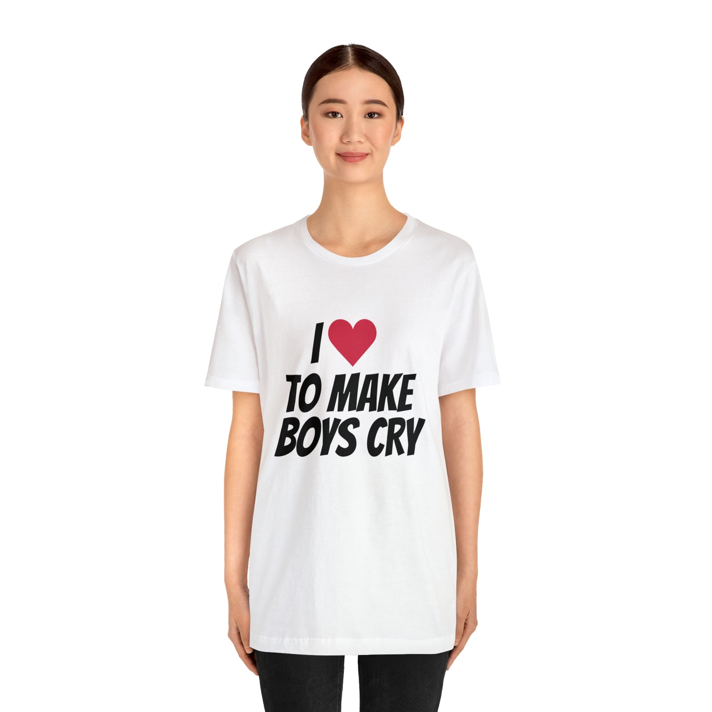 Make Boys Cry - Unisex Jersey Short Sleeve Tee