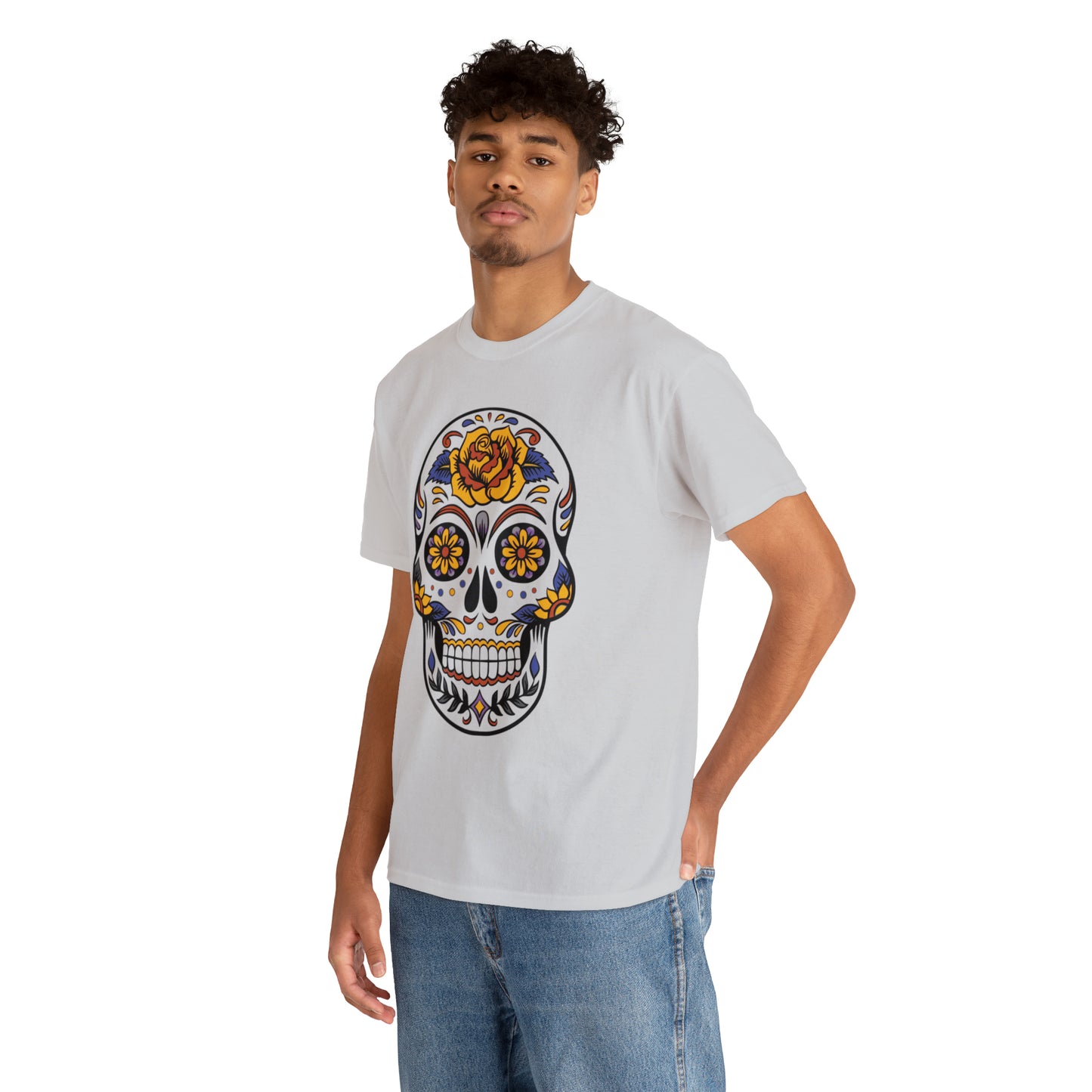 Halloween Day of the Dead 03 - Unisex Heavy Cotton Tee