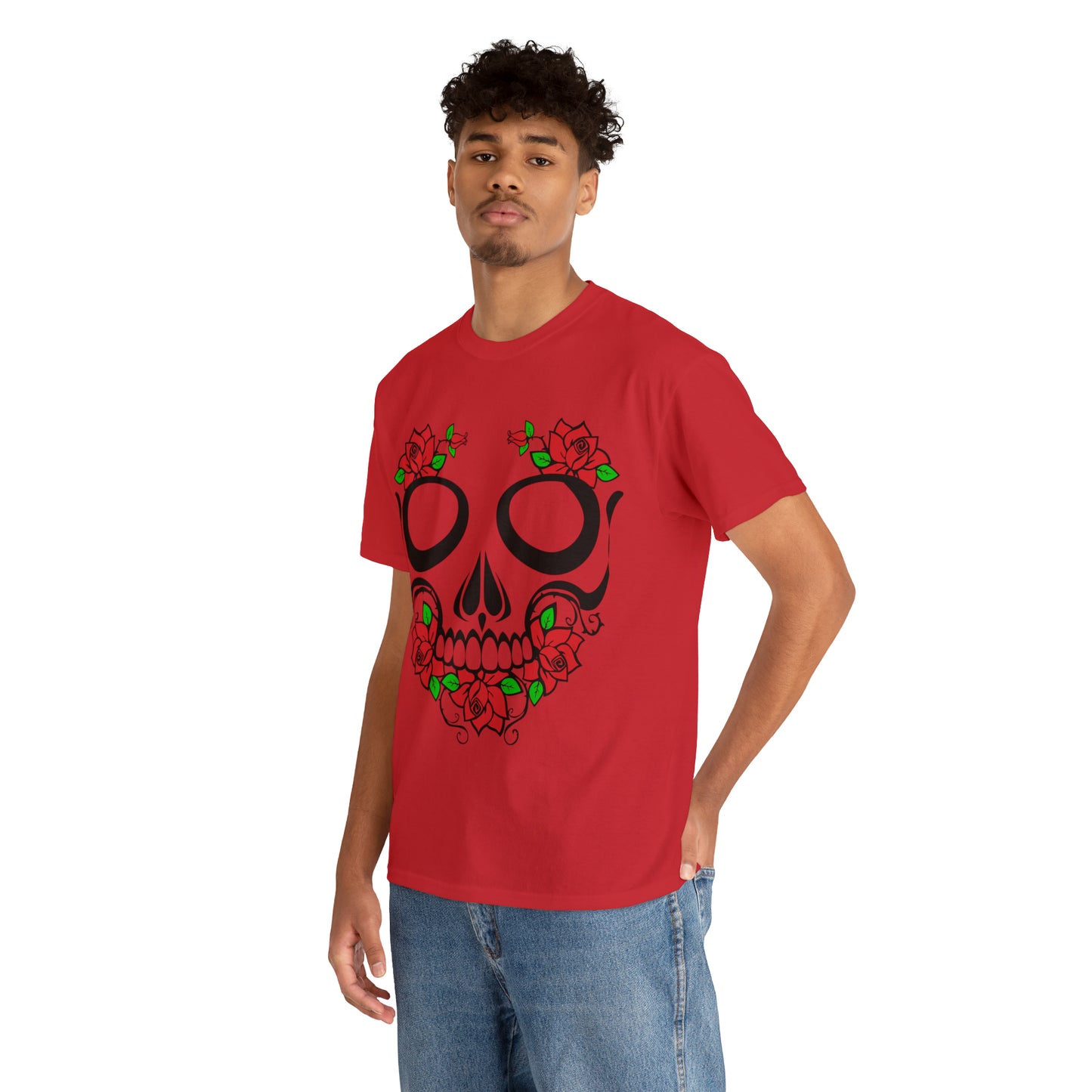 Halloween Day of the Dead 01 - Unisex Heavy Cotton Tee