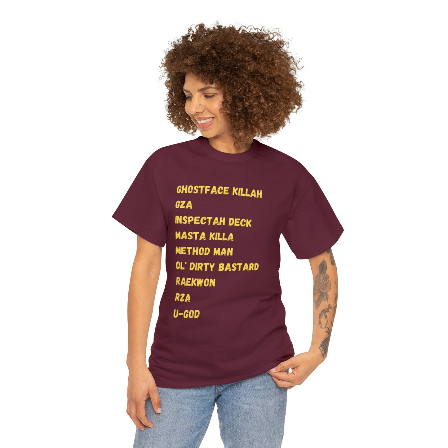 Wu-Unisex Heavy Cotton Tee
