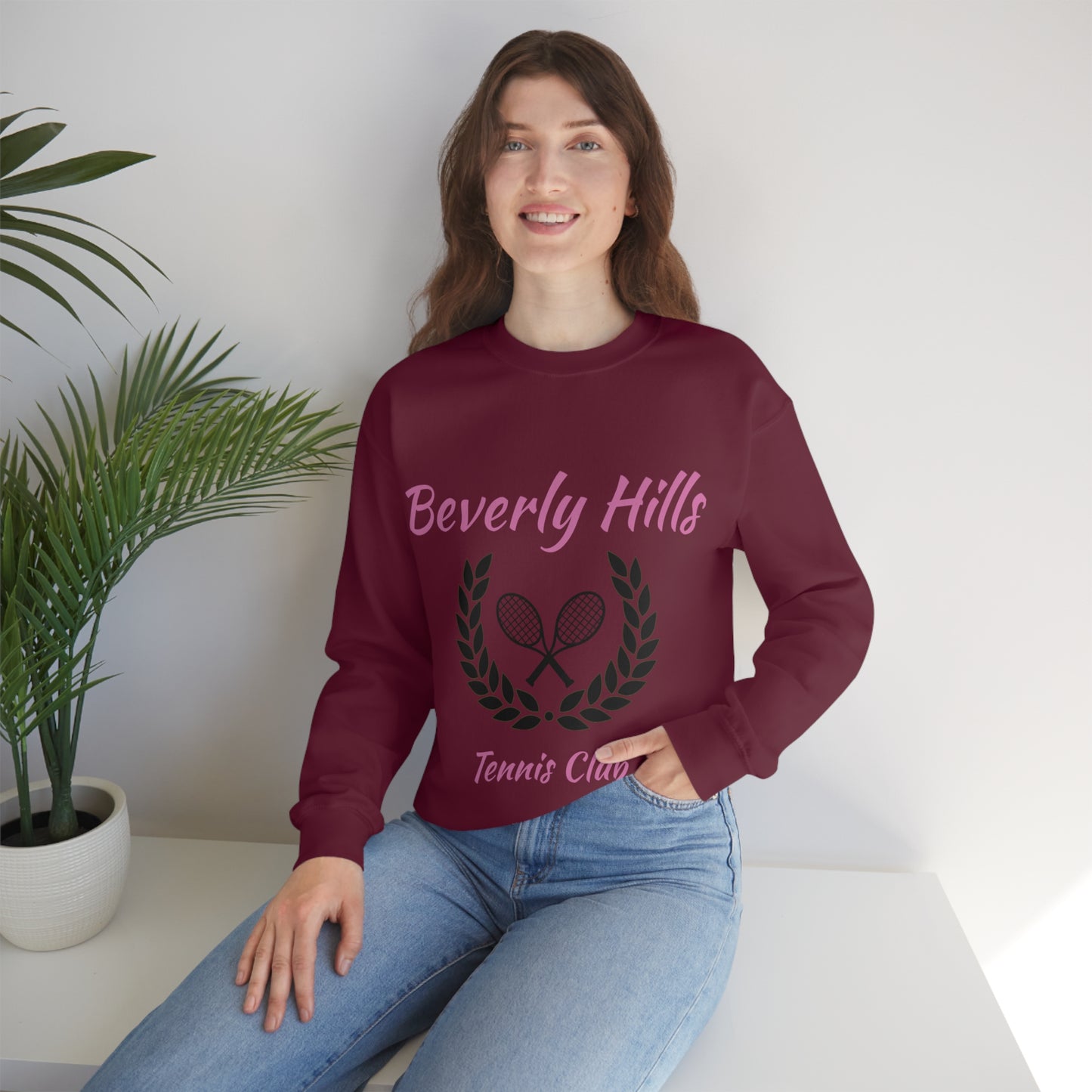 Beverly Hills Club 90210 - Heavy Crewneck Sweatshirt