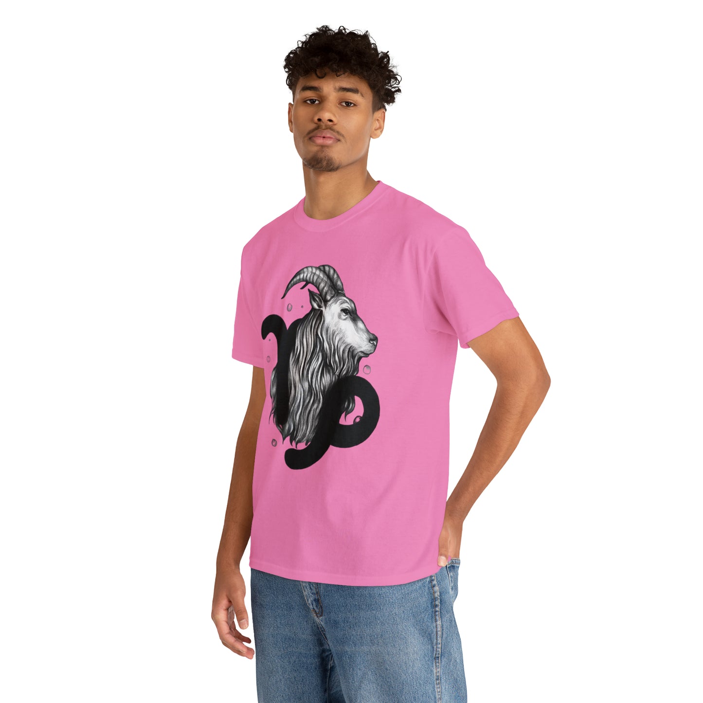 Capricorn Zodiac Sign - Unisex Heavy Cotton Tee