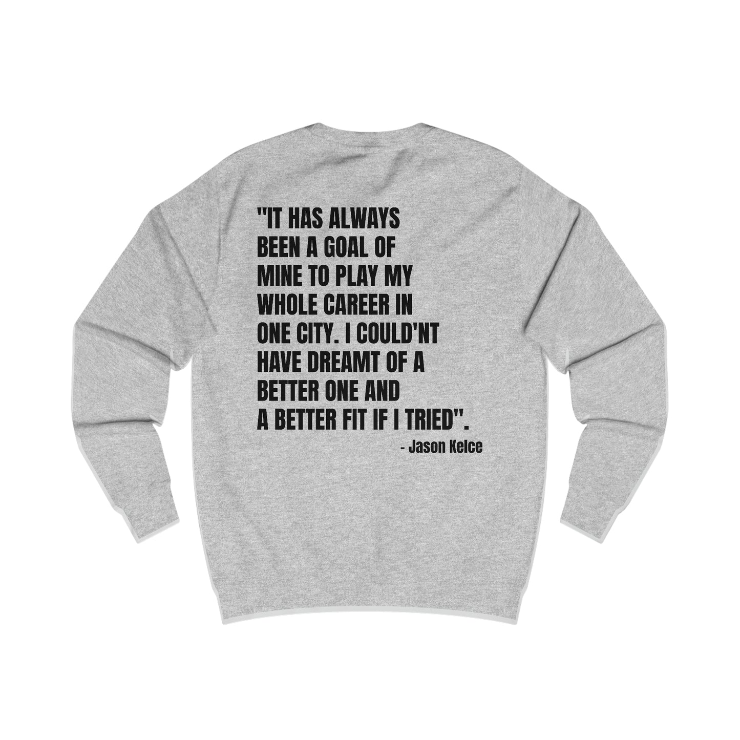 Premium Back print - Philadelphia Eagles - #62 Kelce Tribute - Men's Sweatshirt