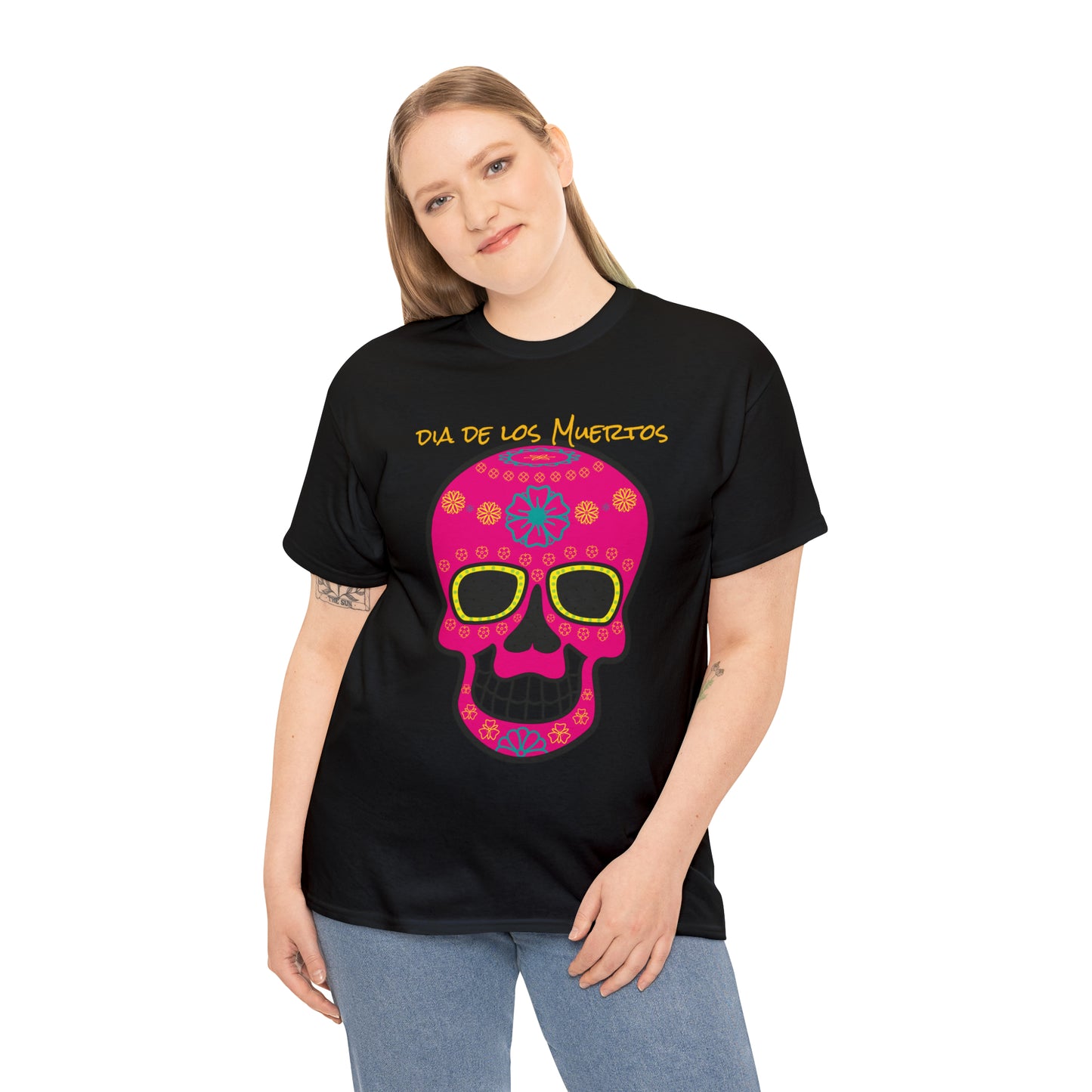 Halloween Day of the dead 0030 - Unisex Heavy Cotton Tee