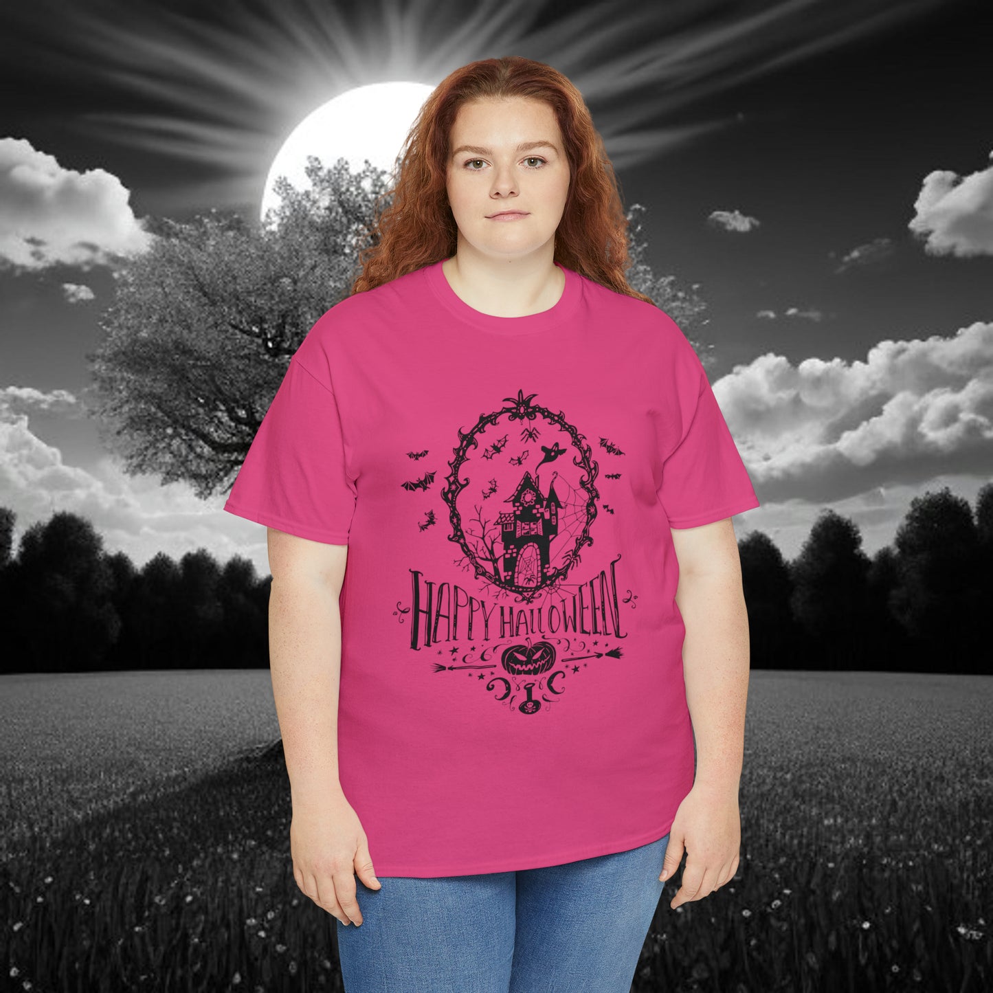 Halloween Happy Halloween - Unisex Heavy Cotton Tee