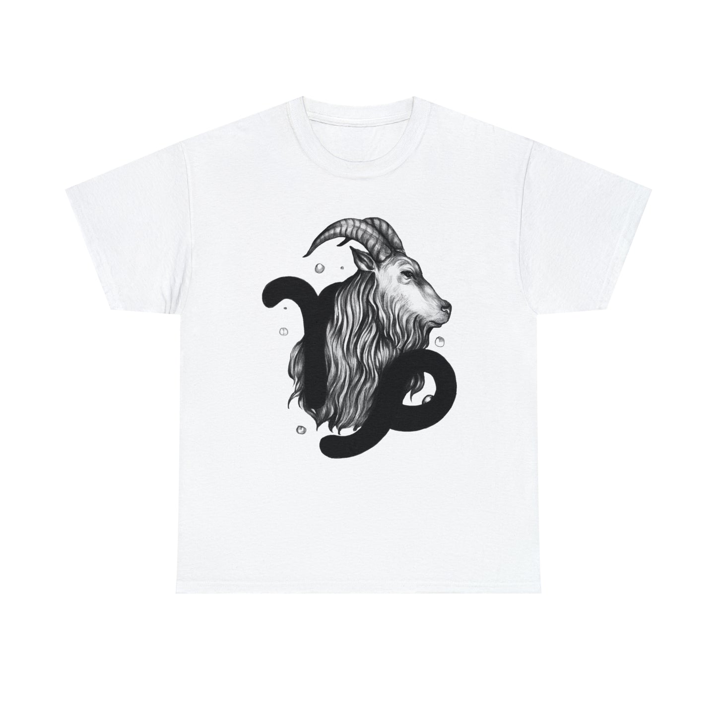 Capricorn Zodiac Sign - Unisex Heavy Cotton Tee