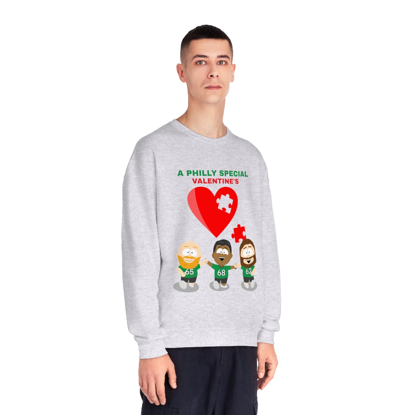 Philadelphia Eagles Valentine's Day 02 - Unisex Sweatshirt