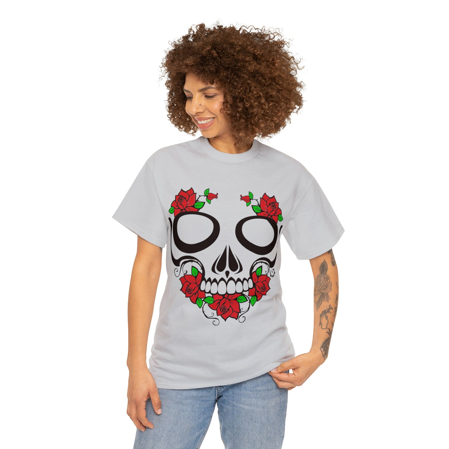 Halloween Day of the Dead 01 - Unisex Heavy Cotton Tee
