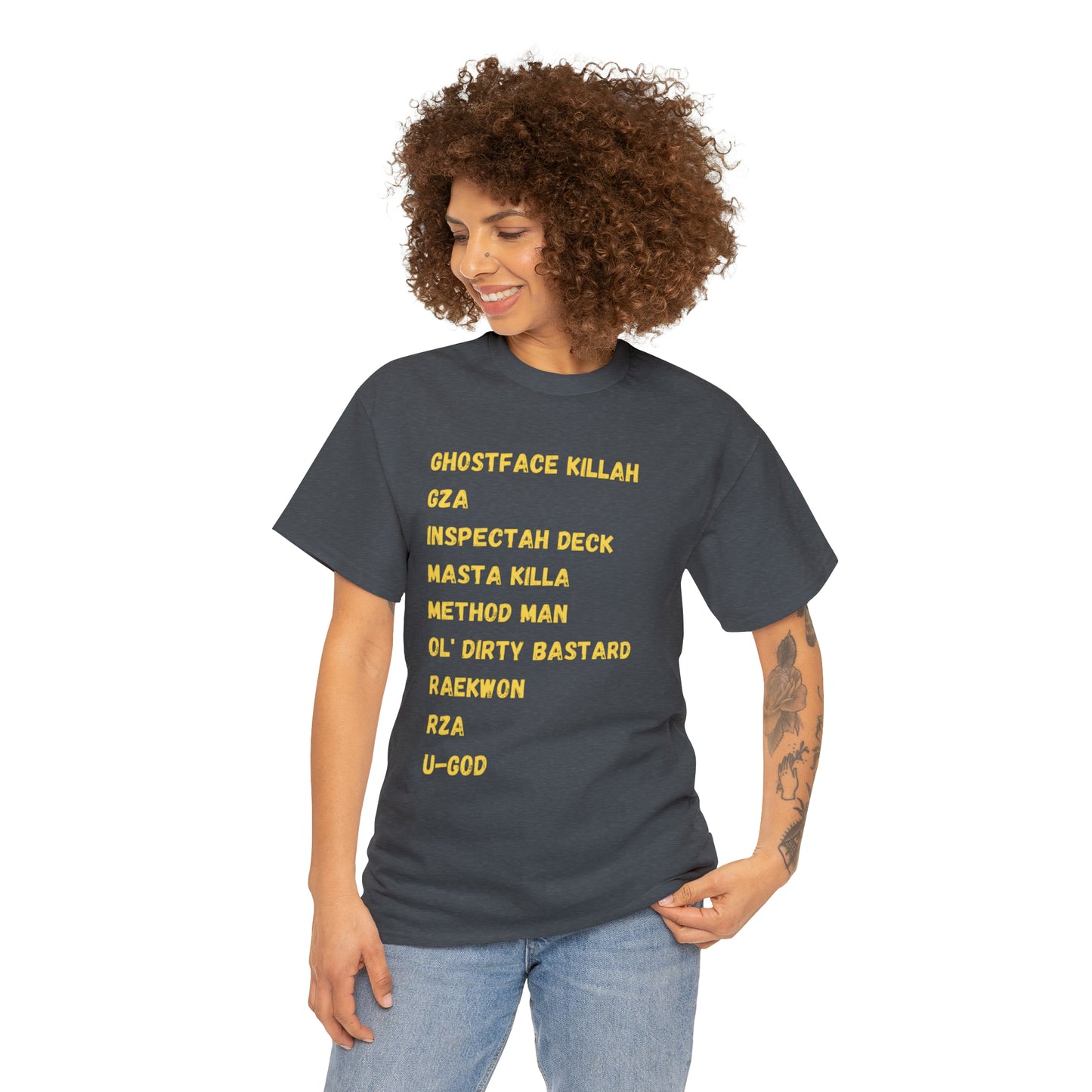 Wu-Unisex Heavy Cotton Tee