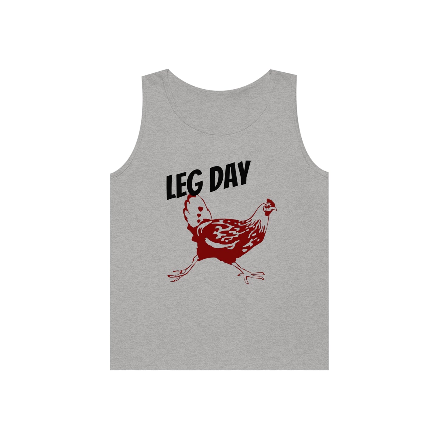 Leg Day Basic Gym Tee #1 - Unisex Heavy Cotton Tank Top