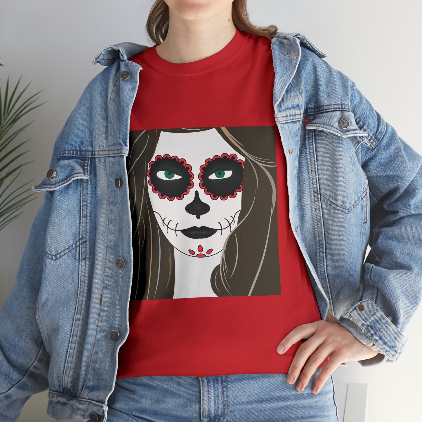 Halloween Day of the Dead 02 - Unisex Heavy Cotton Tee