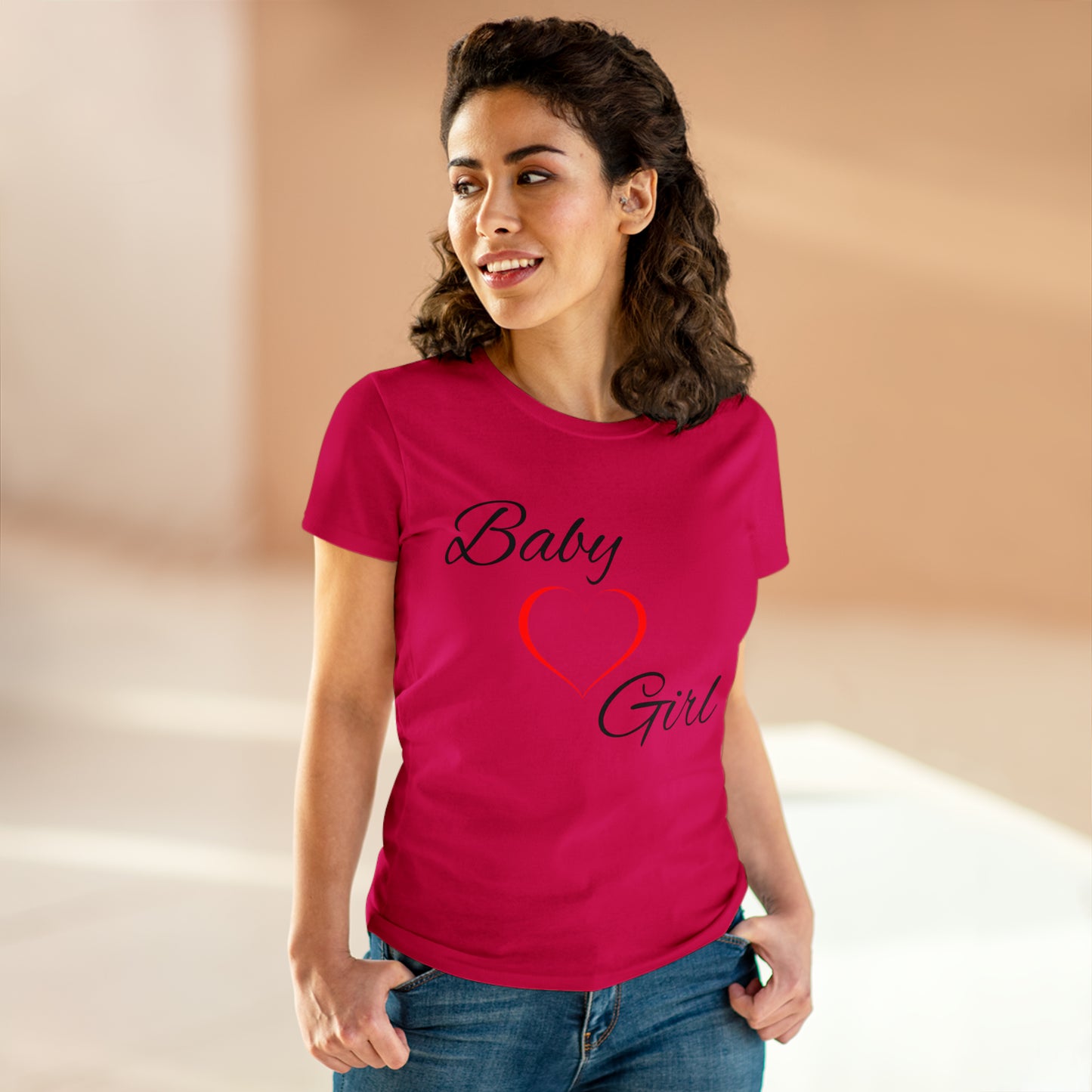 Baby Girl - Women's Midweight Cotton Tee