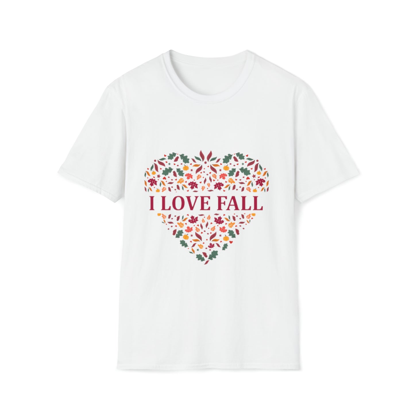 Autumn - 003 I Love Fall Unisex Softstyle T-Shirt