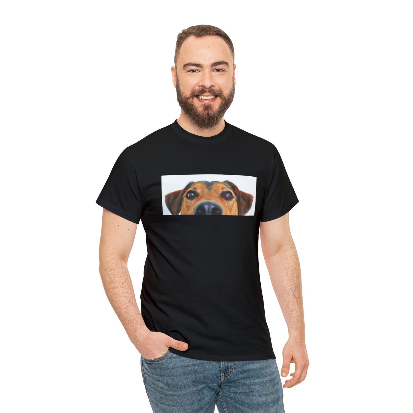 Dog Eyes Unisex Heavy Cotton Tee
