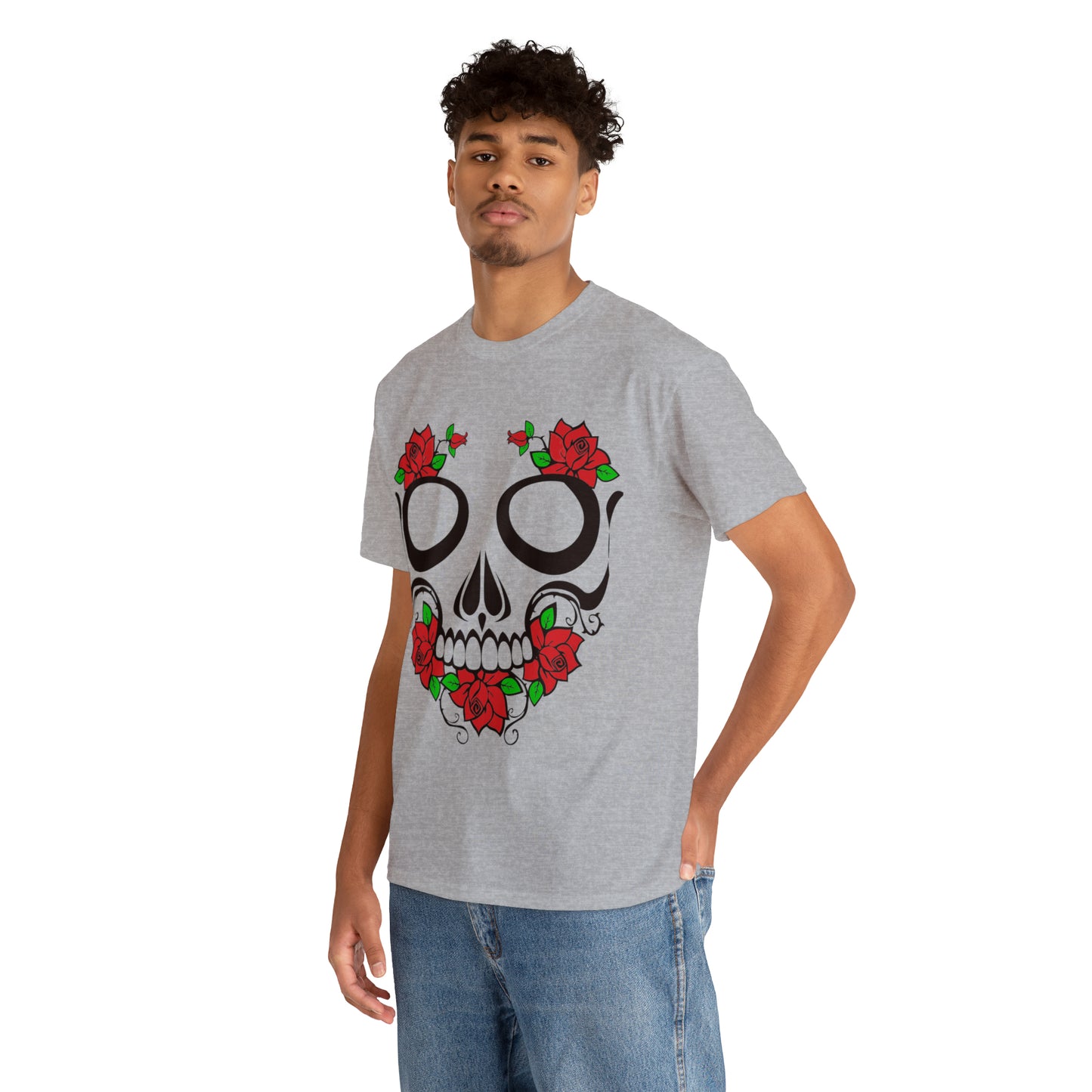 Halloween Day of the Dead 01 - Unisex Heavy Cotton Tee