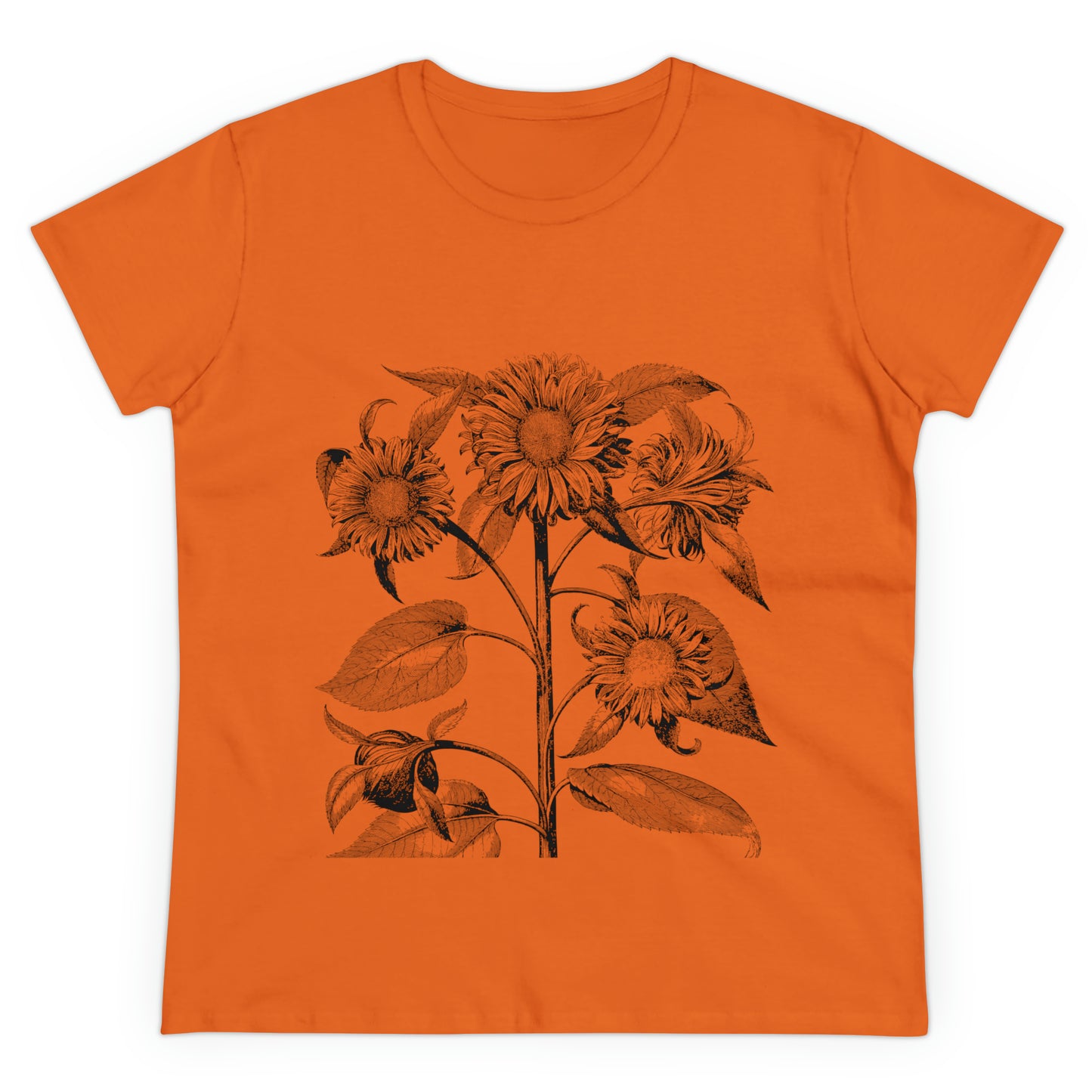 Sun Flower # 2 - Women's Midweight Cotton Tee